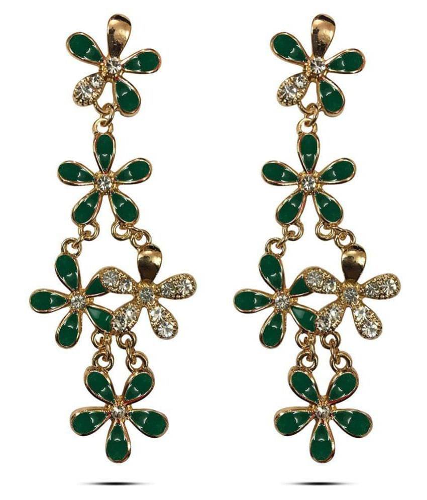     			YOUBELLA Multi Color Danglers Earrings ( Pack of 1 )