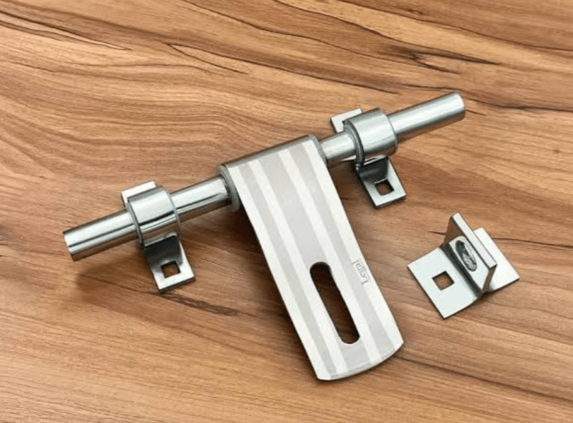 Adison aldrop handle 8 inch stainless steel rod handle heavy duty with all accessories and screws heavy duty aangle lock PACK OF 1 SET Adison aldrop handle 8 inch stainless steel rod handle heavy duty with all accessories and screws heavy duty aangle lock PACK OF 1 SET
