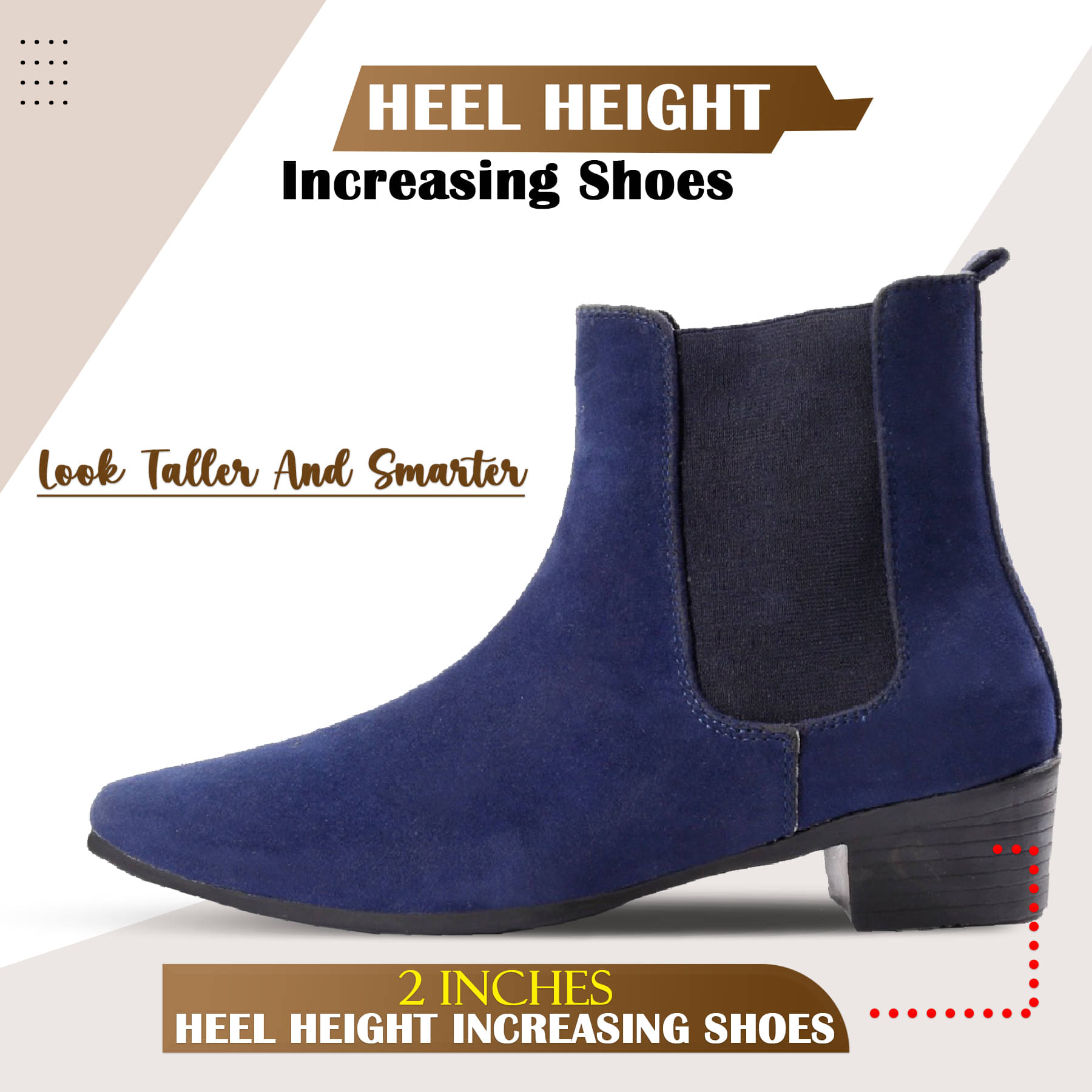 BXXY Blue Men's Chelsea Boots     			BXXY Blue Men's Chelsea Boots