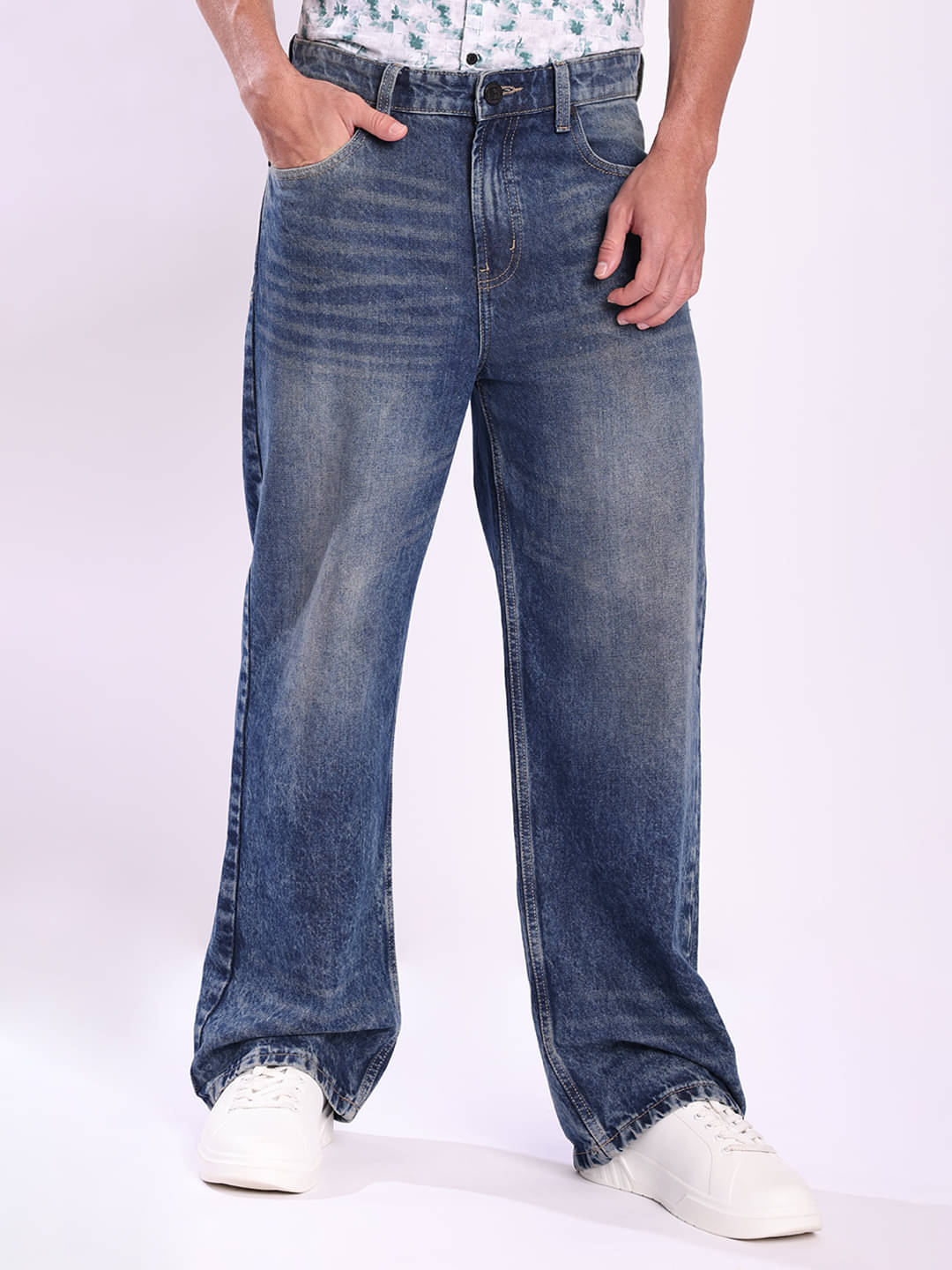 Bene Kleed Clean Look Men's Jeans - Navy Blue ( Pack of 1 )     			Bene Kleed Clean Look Men's Jeans - Navy Blue ( Pack of 1 )