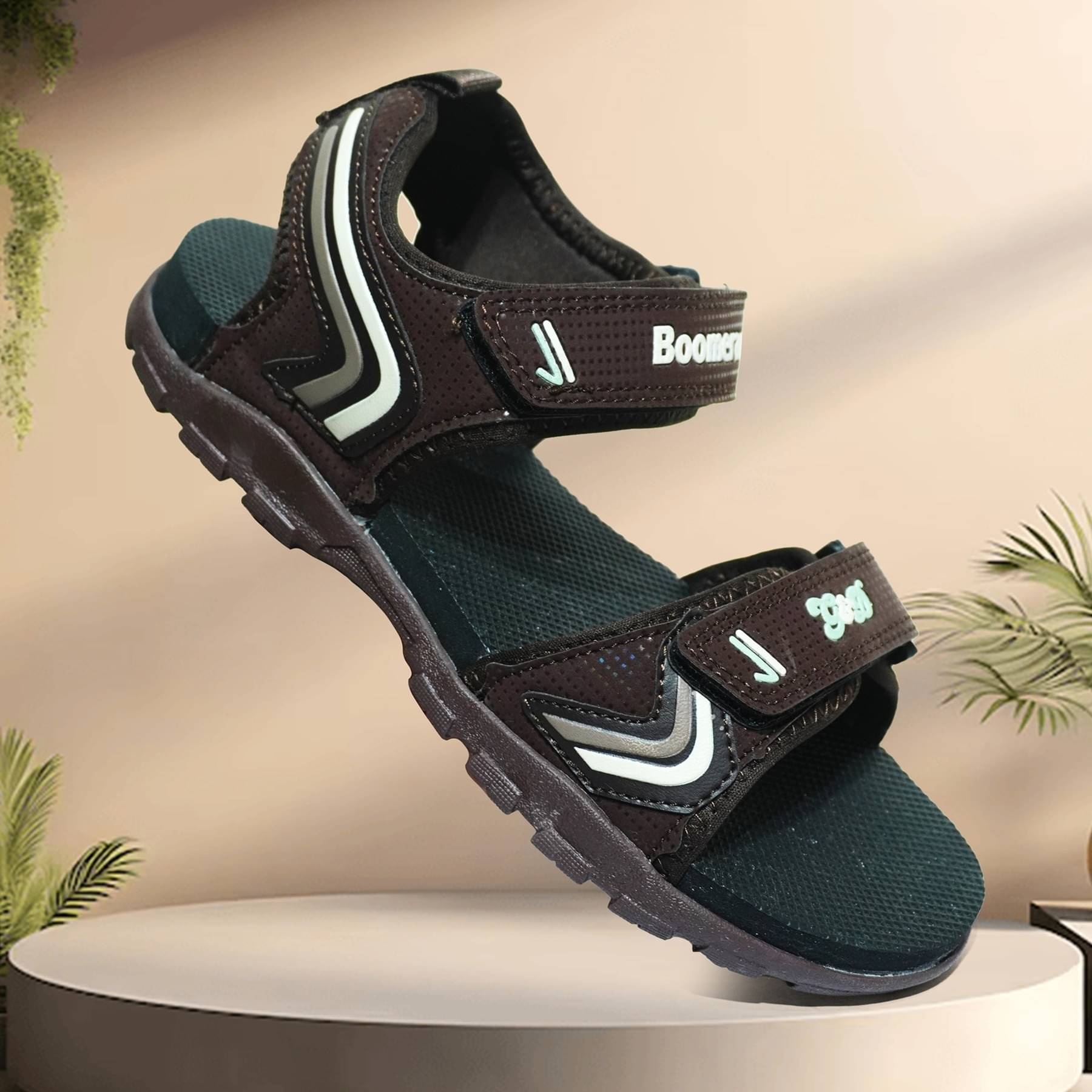     			Boomerang Comfortable Outdoor Synthetic Leather Casual Sandal for Kids