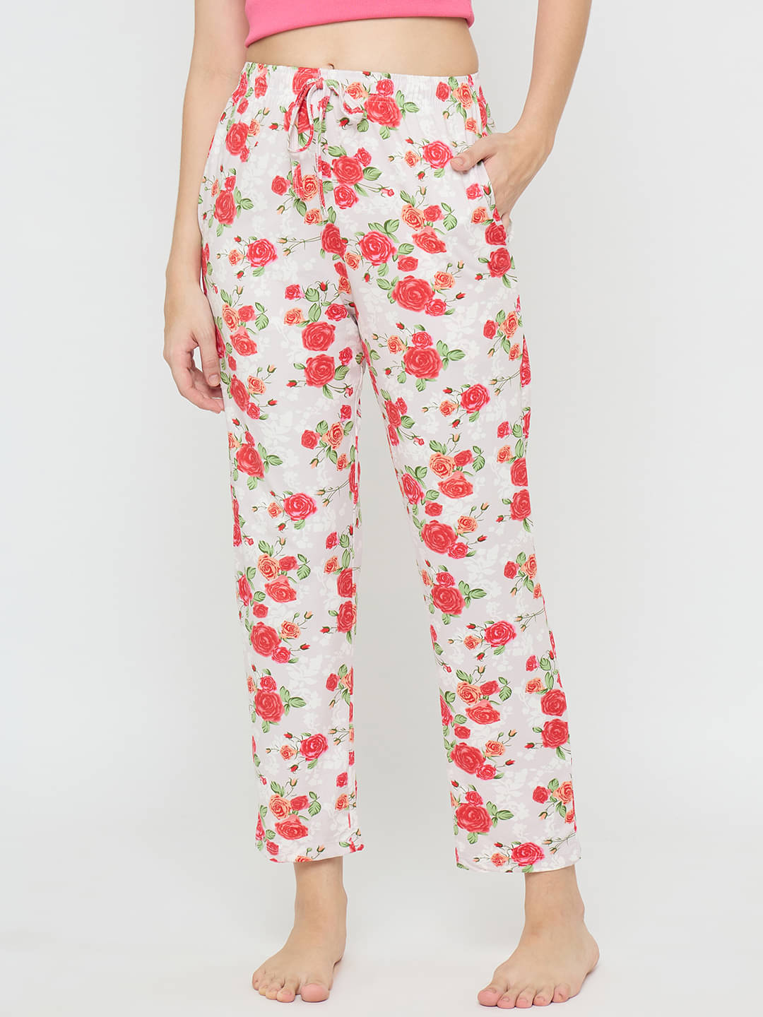     			Camey Grey Viscose Women's Nightwear Pyjama ( Pack of 1 )