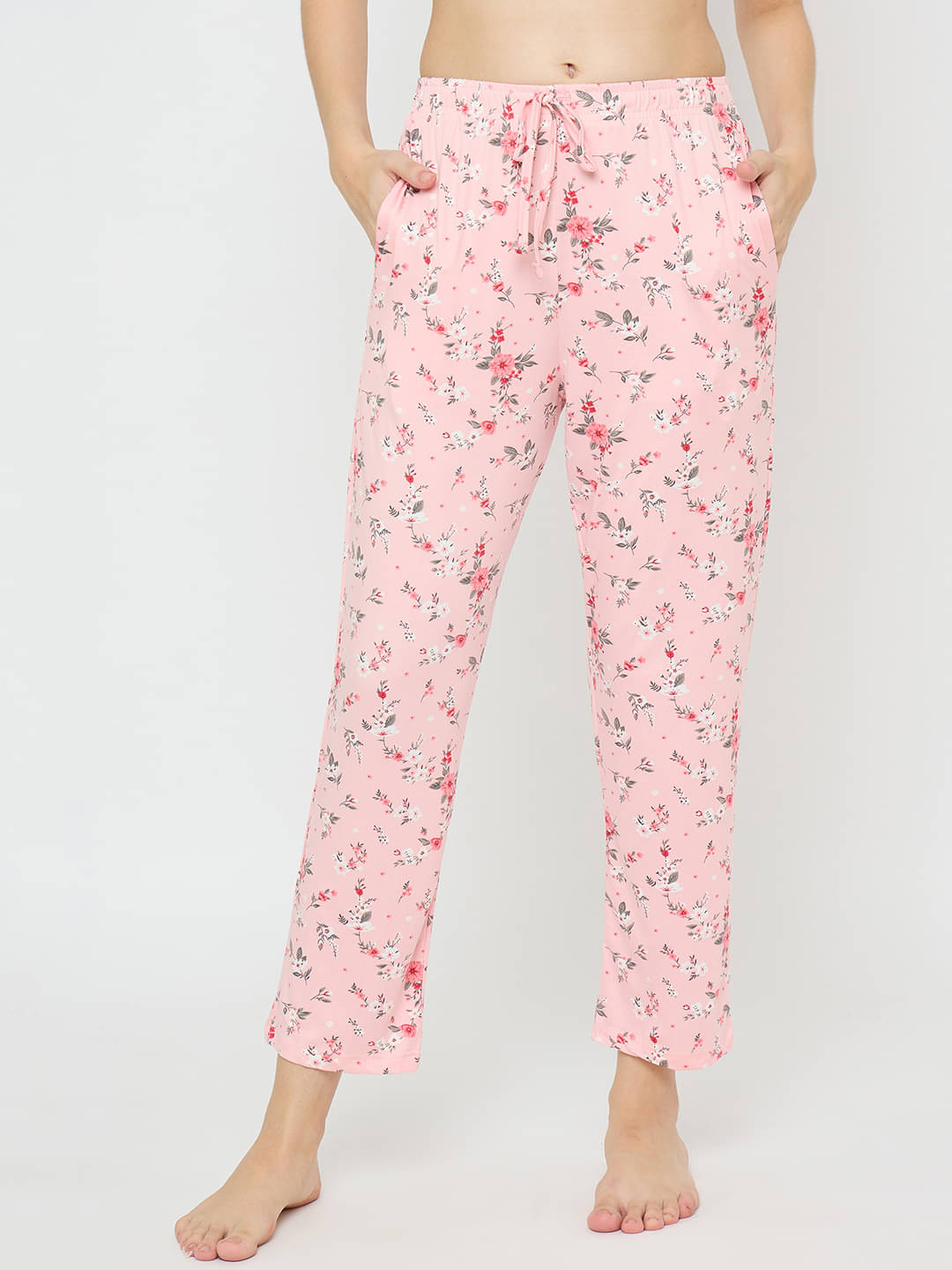     			Camey Pink Viscose Women's Nightwear Pyjama ( Pack of 1 )