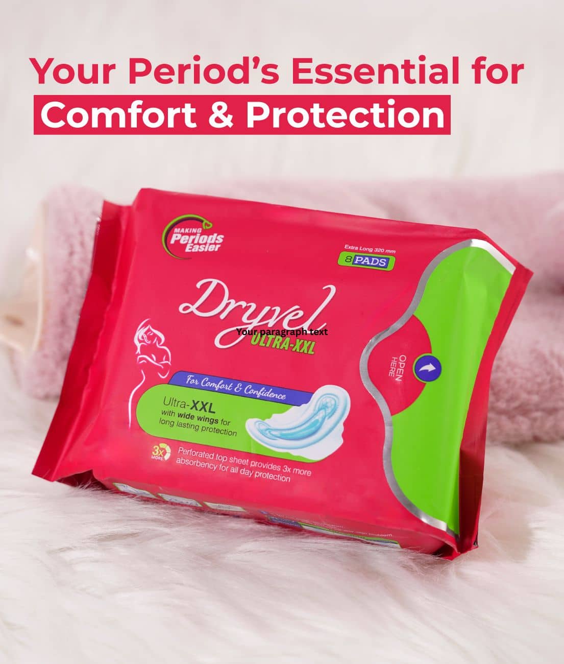 DRYVEL Cottony XXL Ultra Sanitary Pad