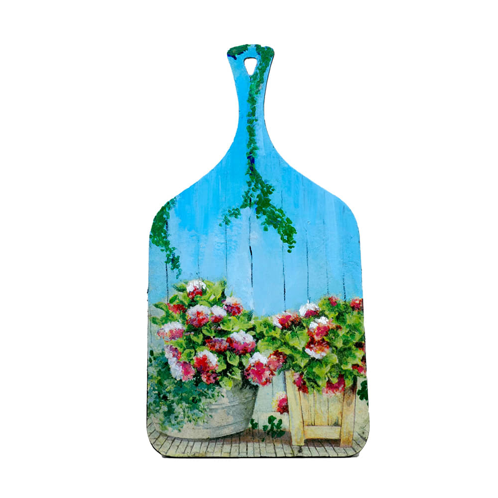 Exquisite Chopping Board hand-painted with an original Decoupage design by Penkraft Exquisite Chopping Board hand-painted with an original Decoupage design by Penkraft