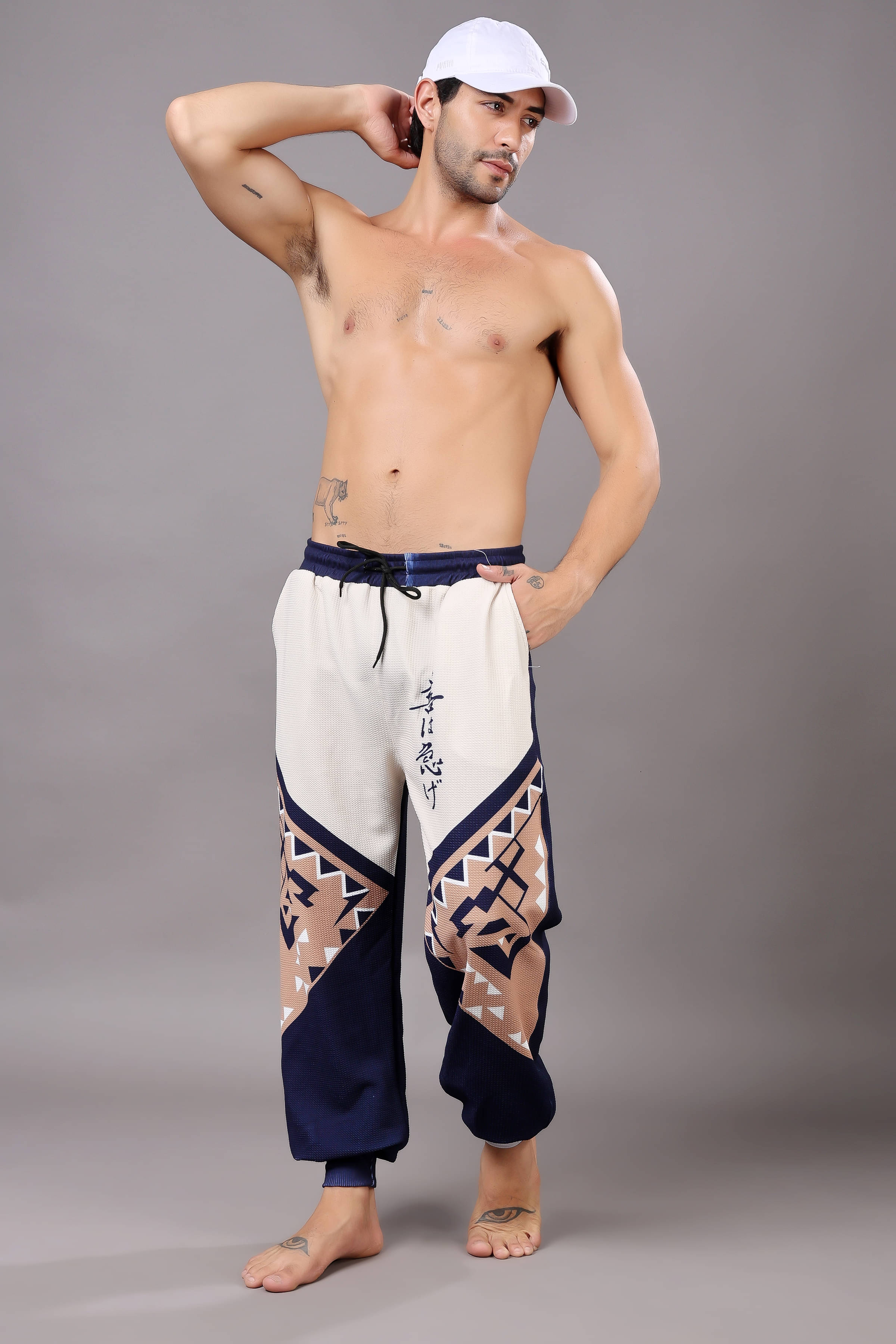     			FLIRTY SOUL White Polyester Men's Joggers ( Pack of 1 )