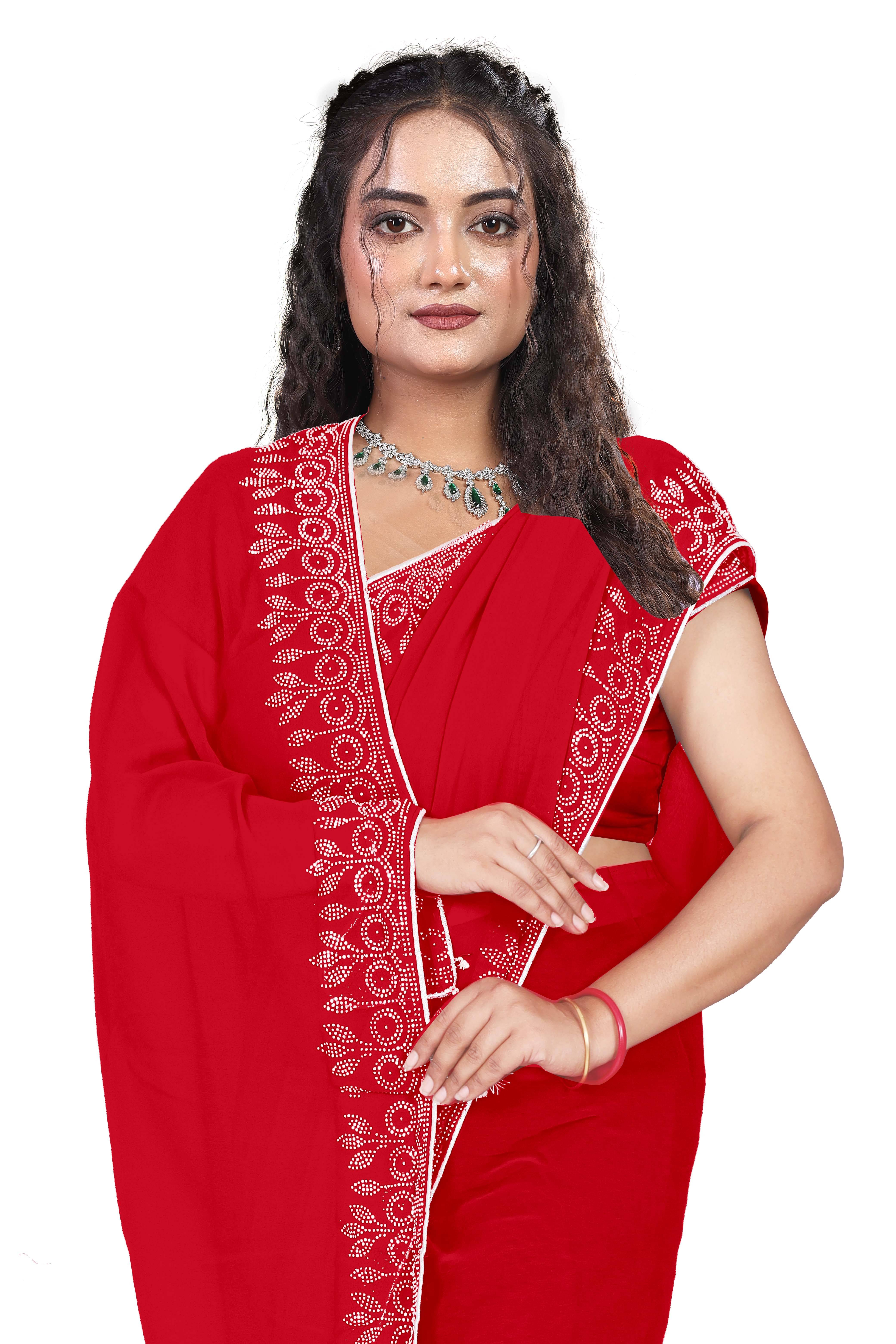 Gullak Georgette Embellished Banarasi saree With Unstitched Blouse Piece ( Black ) Gullak Georgette Embellished Banarasi saree With Unstitched Blouse Piece ( Black )