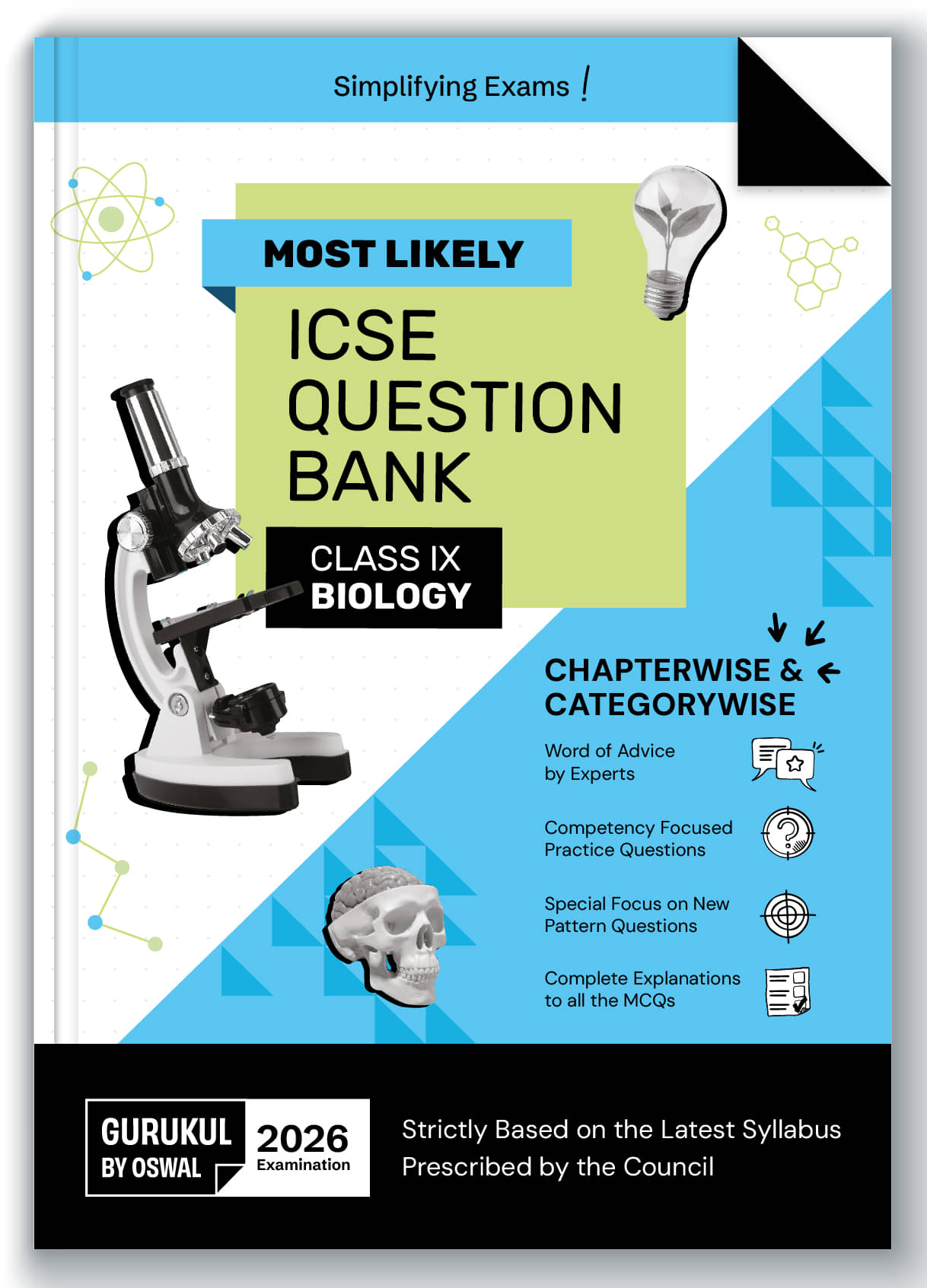     			Gurukul By Oswal Biology Most Likely Question Bank ICSE Class 9 Exam 2026 - Chapterwise & Categorywise Topics, Comptency Focused Questions, Expert Adv