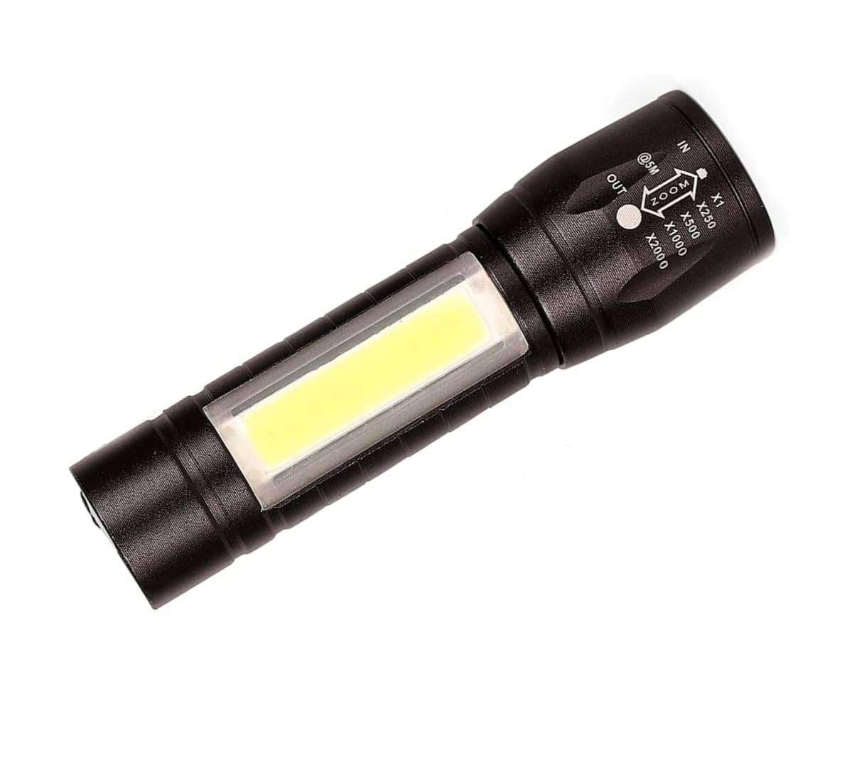     			J.O - 3W Rechargeable Flashlight Torch ( Pack of 1 )