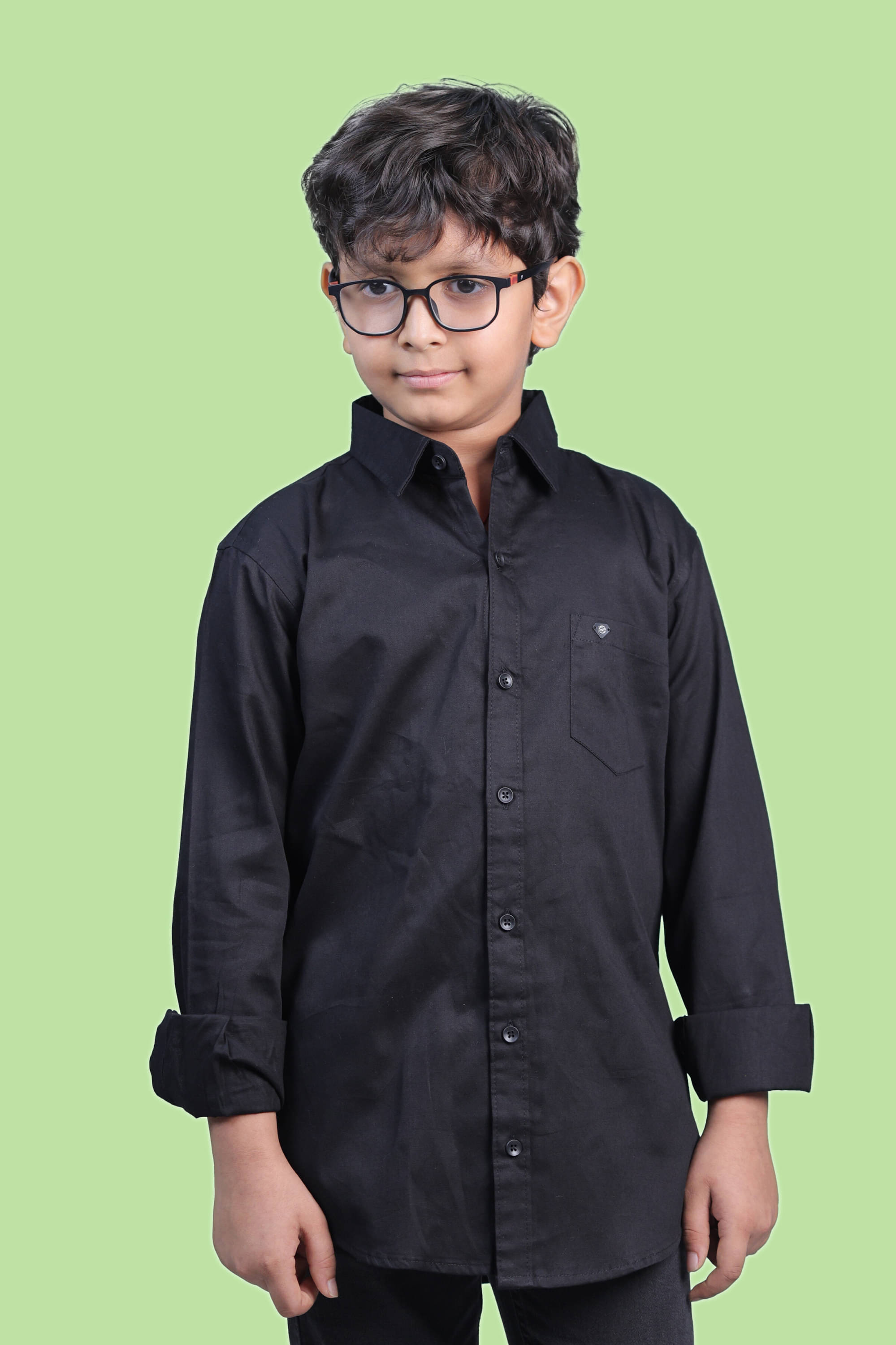 JABAK CREATION Pack of 1 Boys Cotton Blend Full Sleeves Shirt ( White ) JABAK CREATION Pack of 1 Boys Cotton Blend Full Sleeves Shirt ( White )