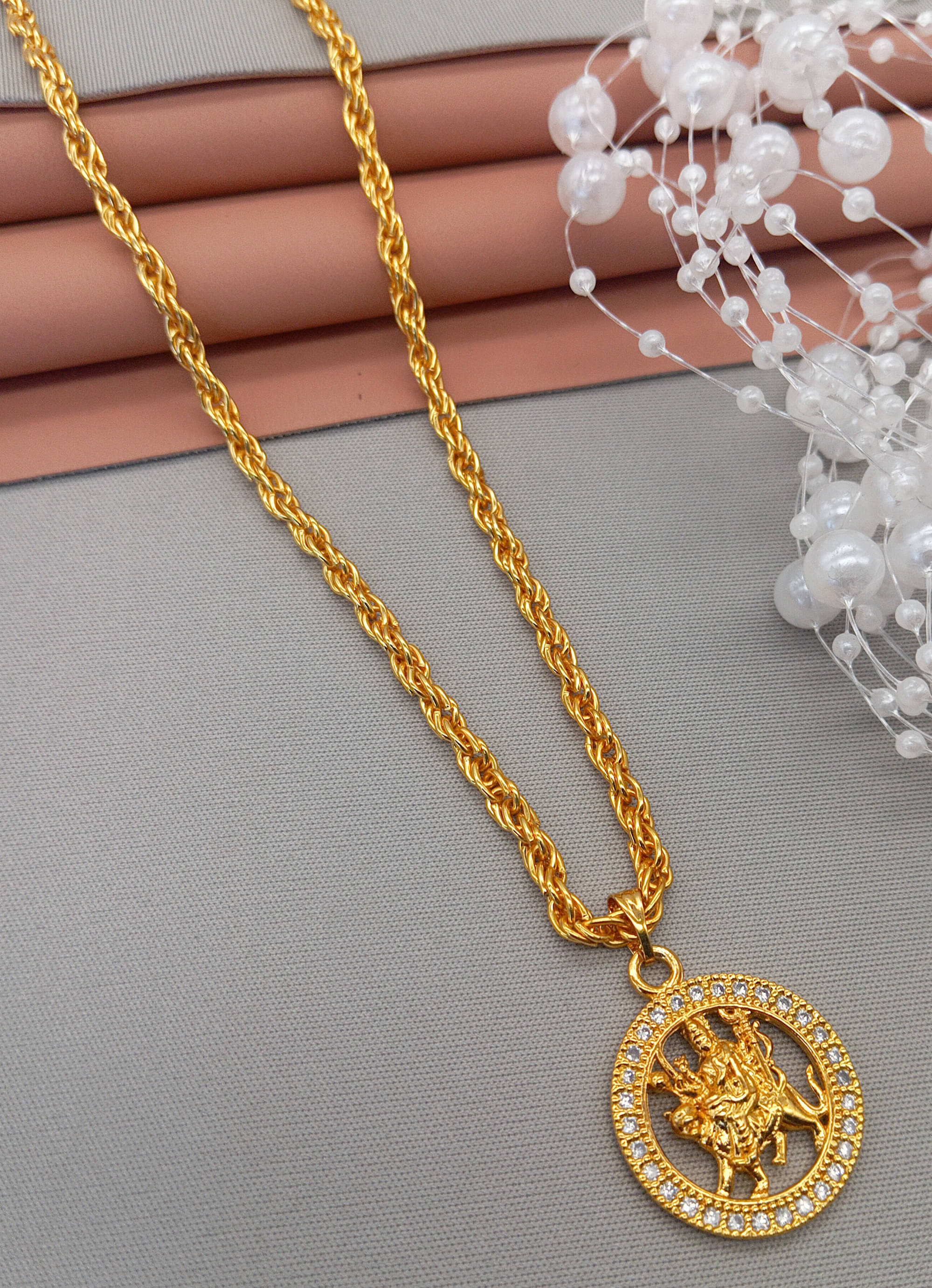 JIPPA Gold Pendant ( Pack of 1 )     			JIPPA Gold Pendant ( Pack of 1 )