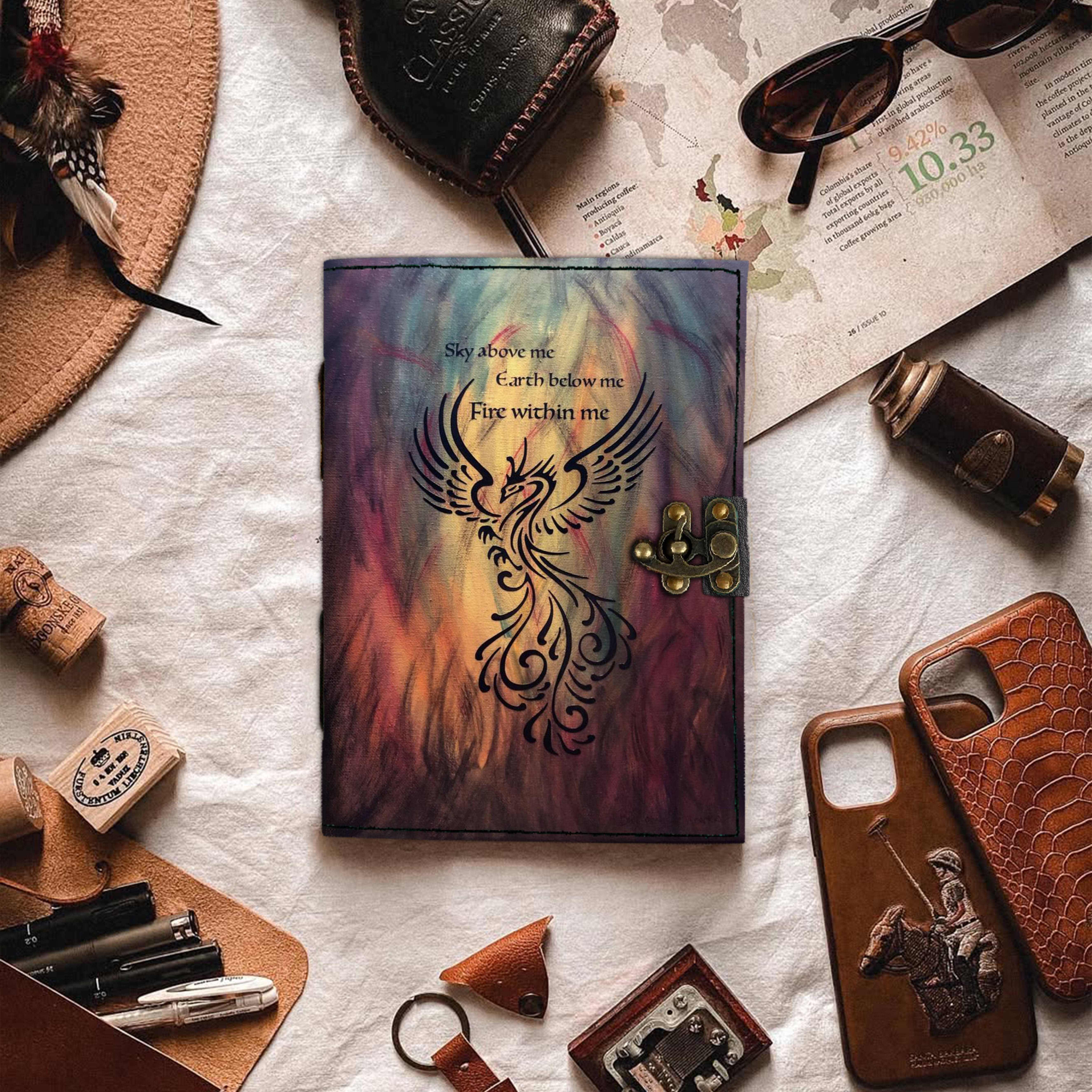     			MR KRAFT Designer Printed Journal With 200 pages a010 A5 Journal UNRULED 200 Pages (multicolor10)
