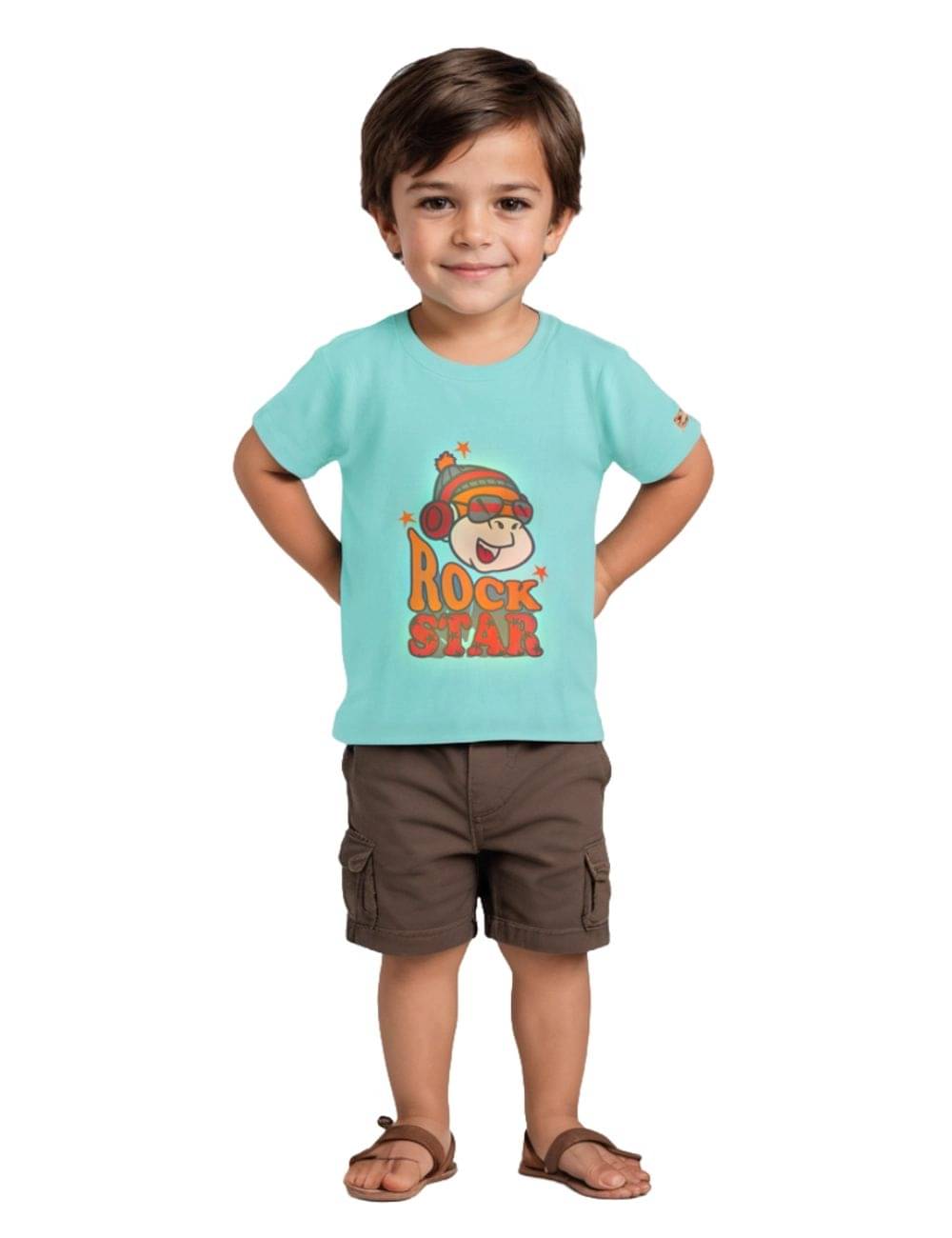     			Mijoosh Pack of 1 Boys Cotton T-Shirt ( Green )