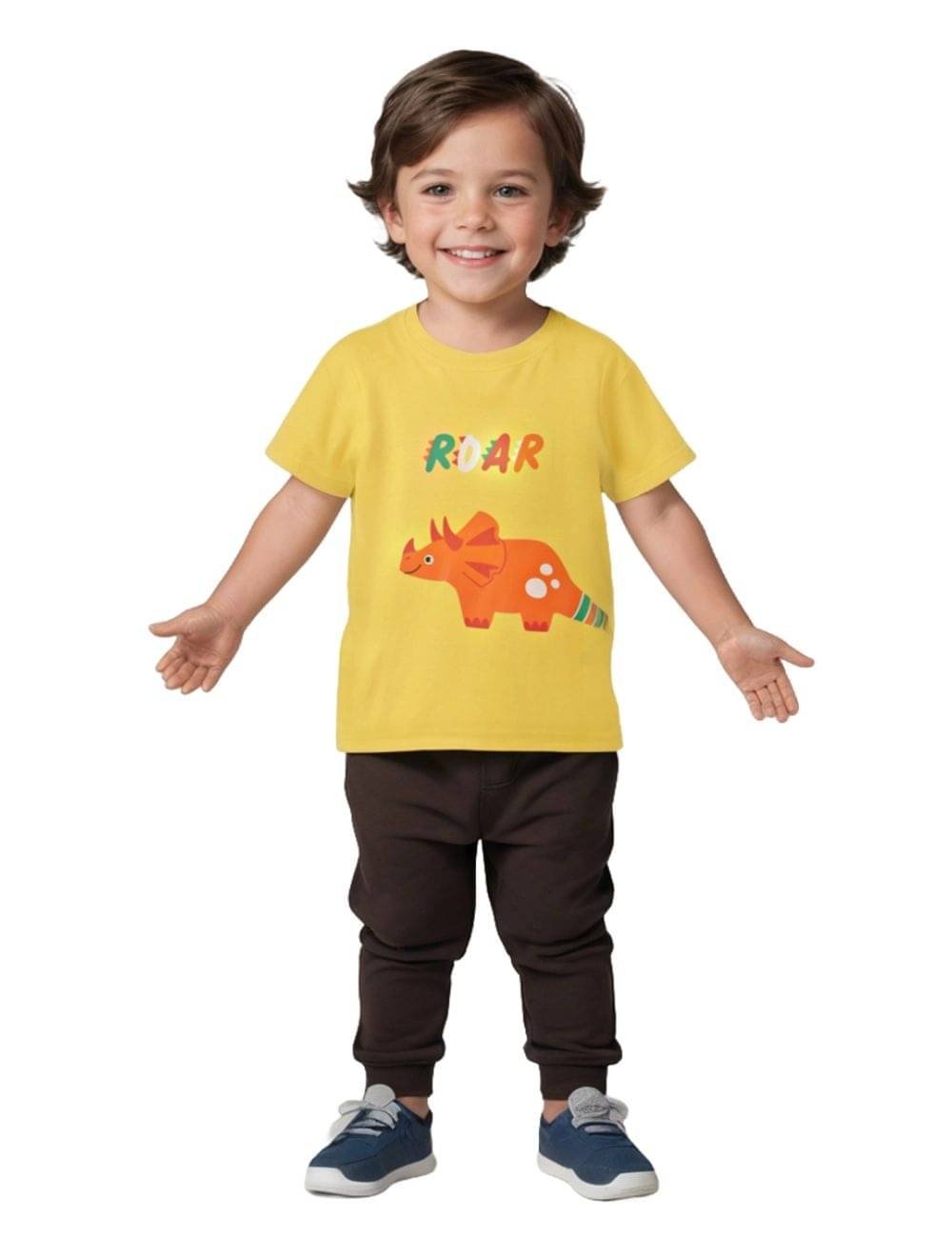     			Mijoosh Pack of 1 Boys Cotton T-Shirt ( Yellow )
