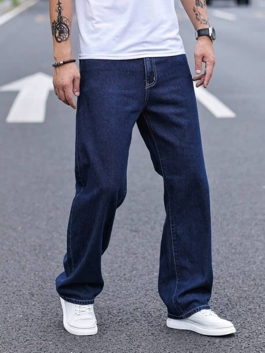 PODGE Clean Look Men's Jeans - Dark Blue ( Pack of 1 ) - Jeans | Buy online on ZillyBuy