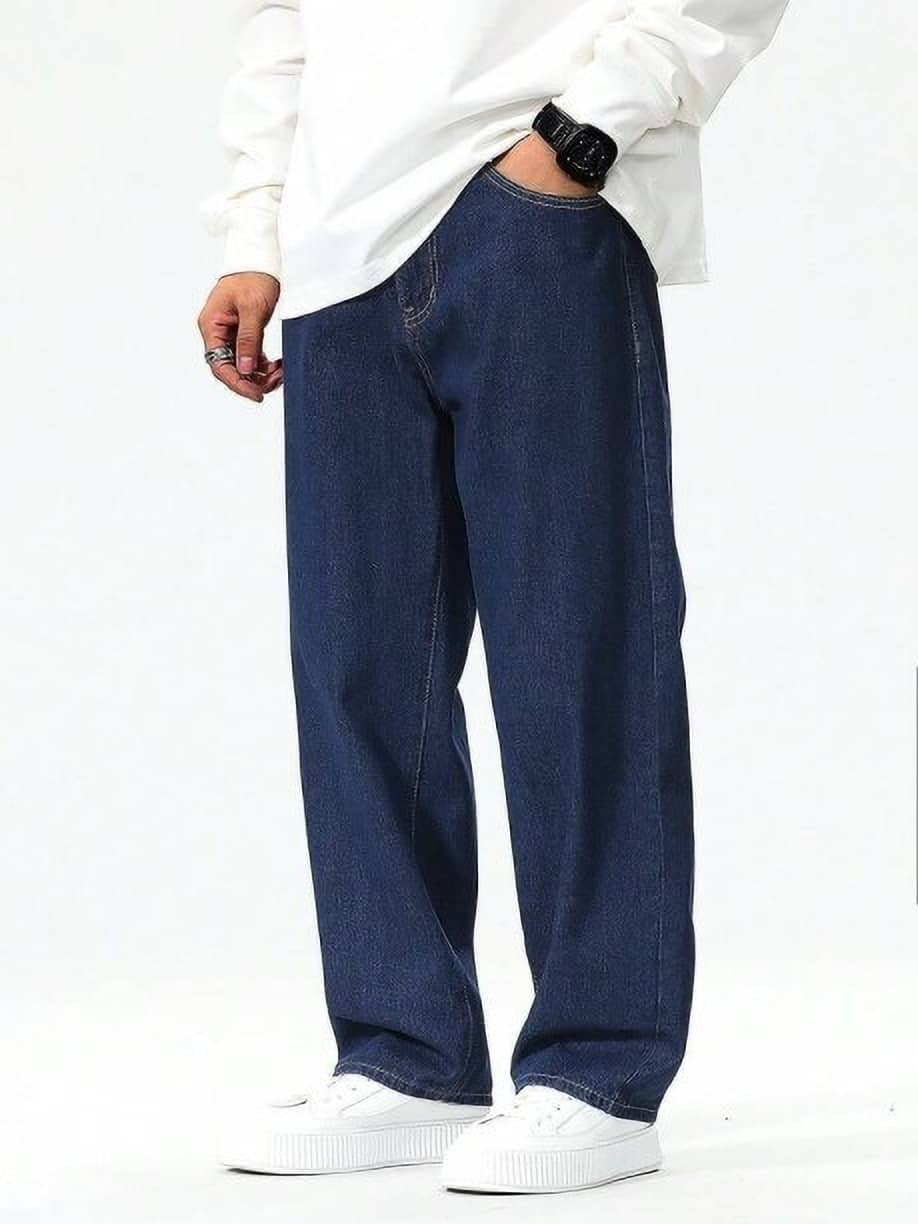 PODGE Clean Look Men's Jeans - Dark Blue ( Pack of 1 ) - Jeans | Buy online on ZillyBuy