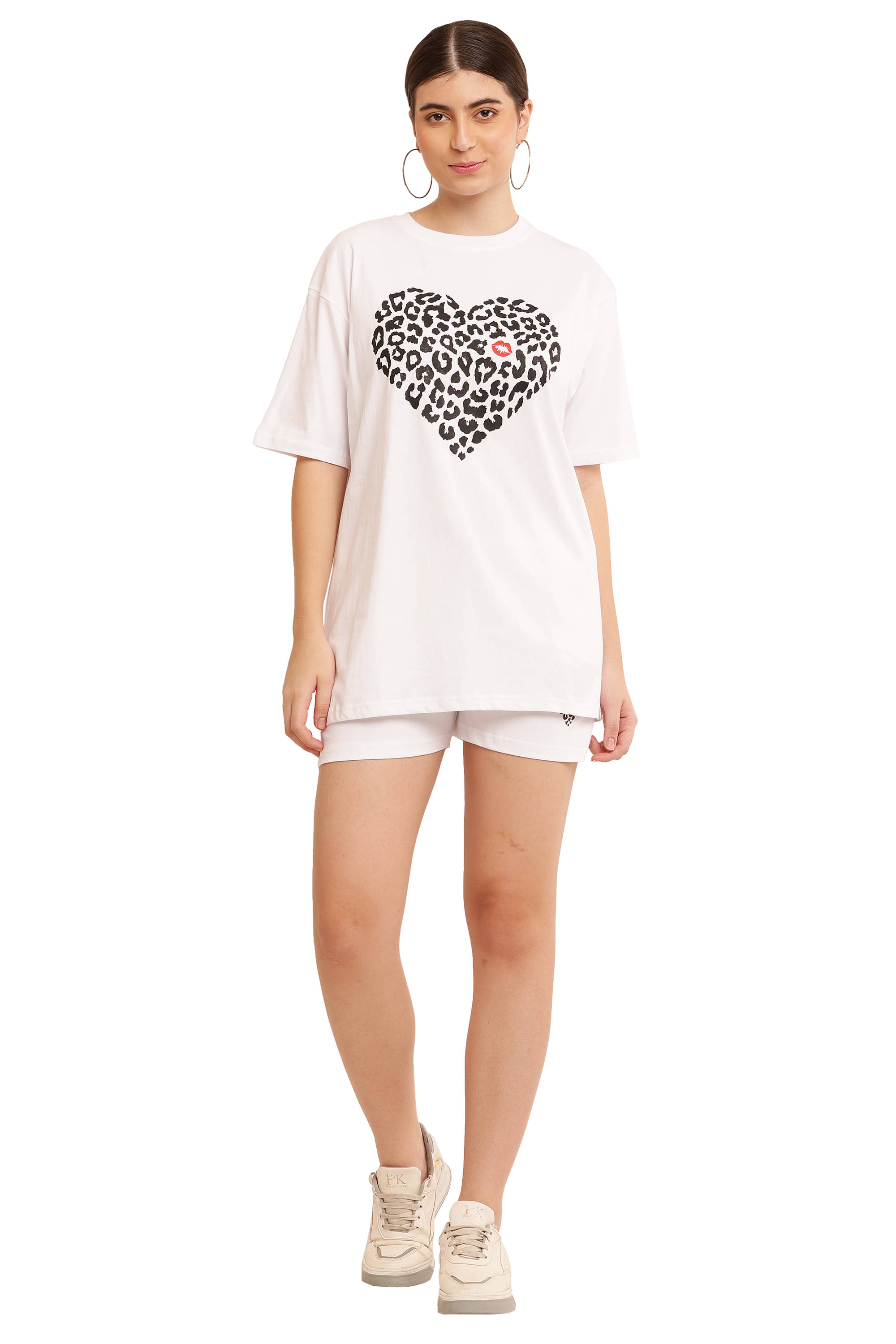     			PREEGO White Cotton Women's Nightwear Nightsuit Sets ( Pack of 1 )