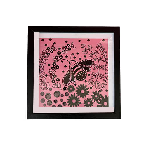 Penkraft Elegantly Framed Digital Print | Perfect Wall Decor for Home or Office Pattern-6 Penkraft Elegantly Framed Digital Print | Perfect Wall Decor for Home or Office Pattern-6