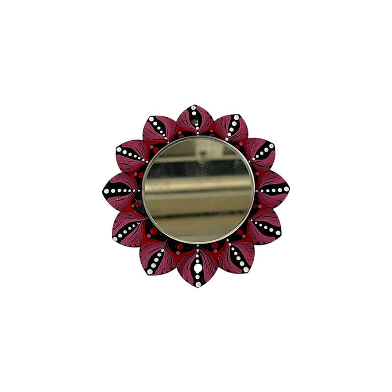     			Penkraft Unique designed Hand Mirror Pattern-3