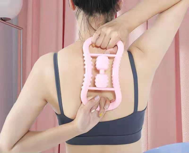     			Shopeleven Yoga Ring with Roller Ball Great for Yoga, Mobility, Pilates, Stretch & Support, Magic Circle, Fascia Massage, Training Ring for Back and Leg Support for Home & Gym Workout