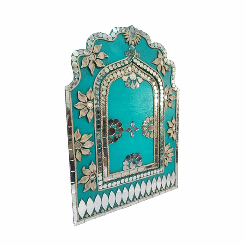     			Unique Hand-Painted Lippan art on 3d Jharoka by Penkraft