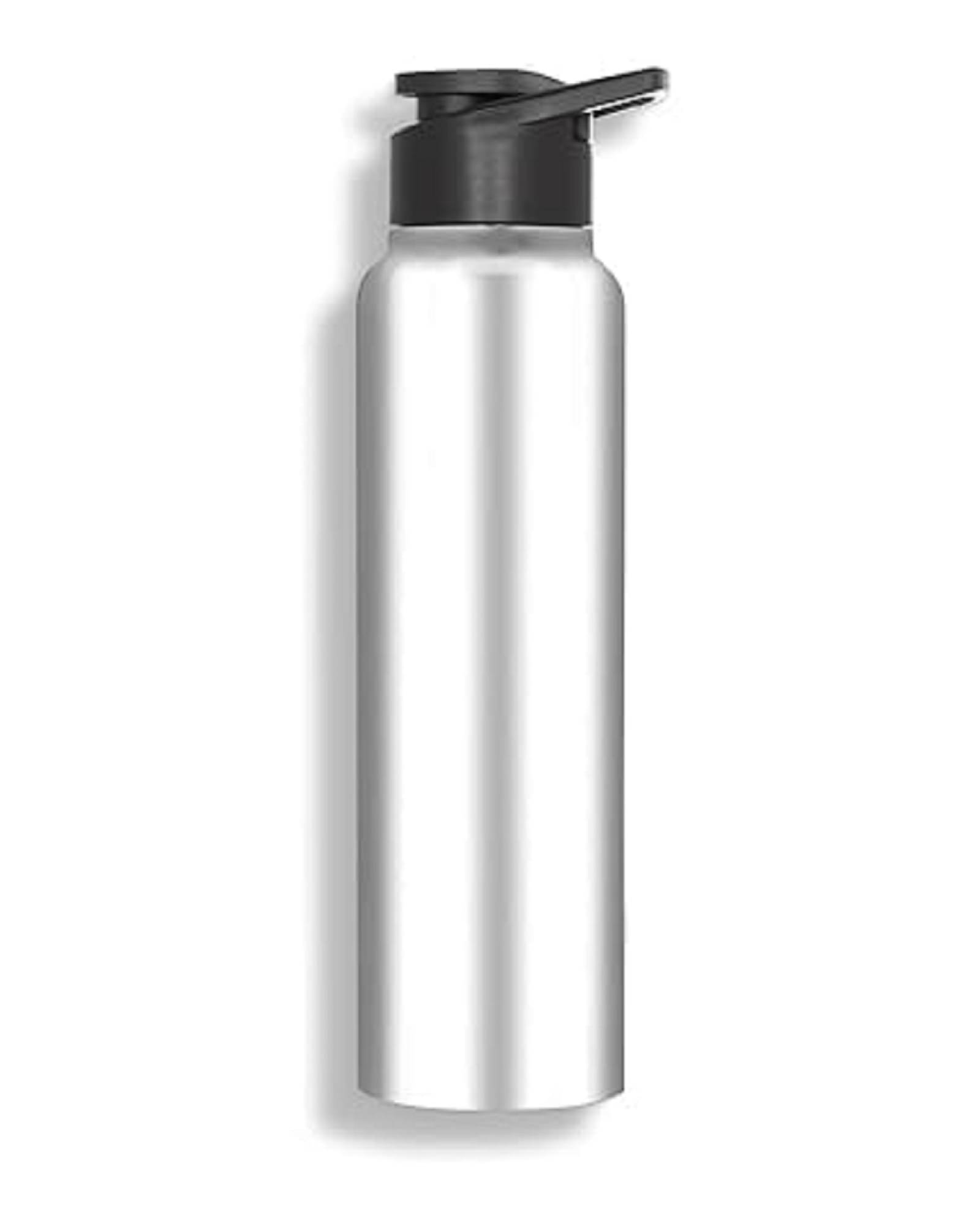     			VARKAUS 304 grade 100% Leak Proof Water Bottle Silver Stainless Steel Water Bottle 1000 mL ( Set of 1 )