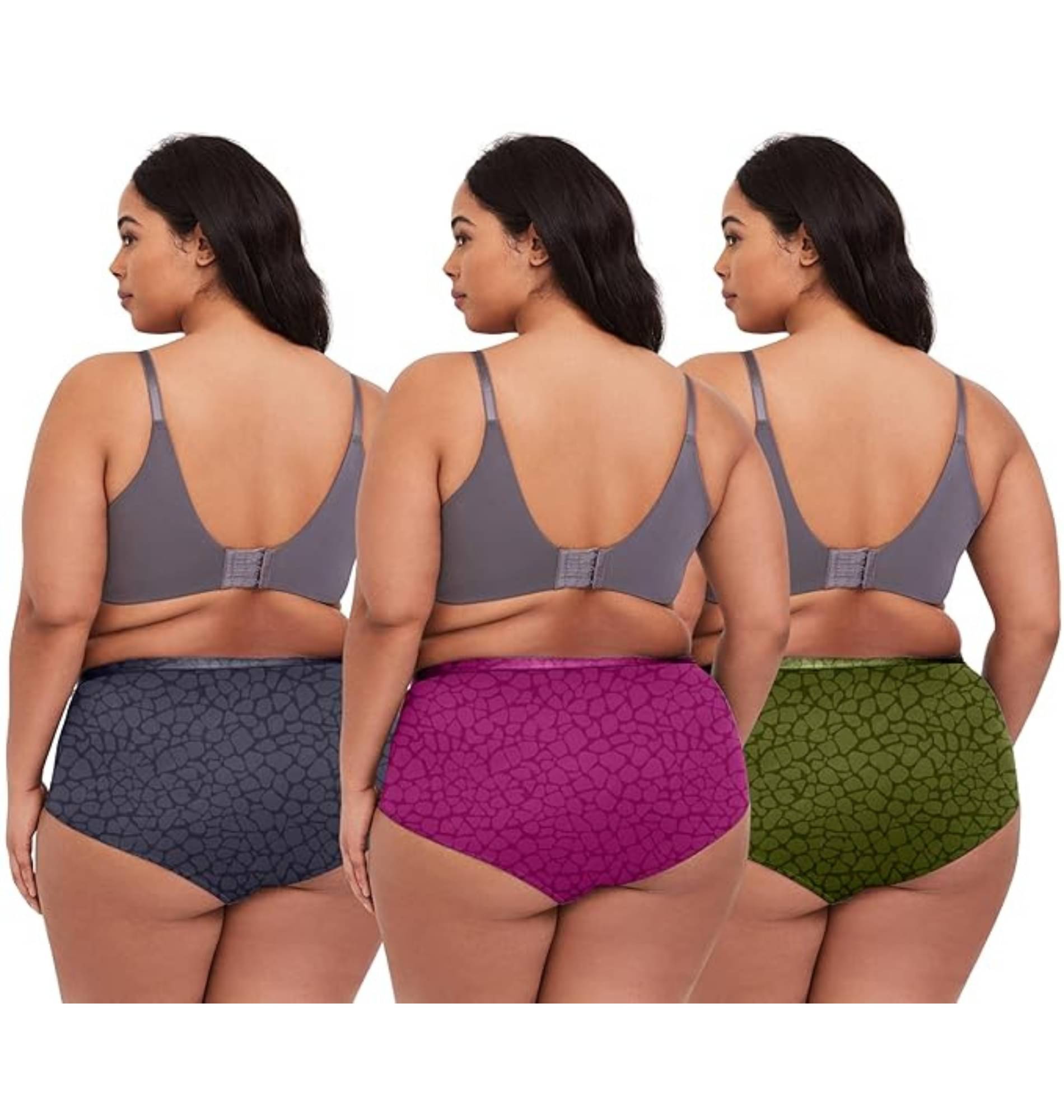 VELVIZHI Pack of 3 Cotton Hipster For Women ( Multicolor )     			VELVIZHI Pack of 3 Cotton Hipster For Women ( Multicolor )