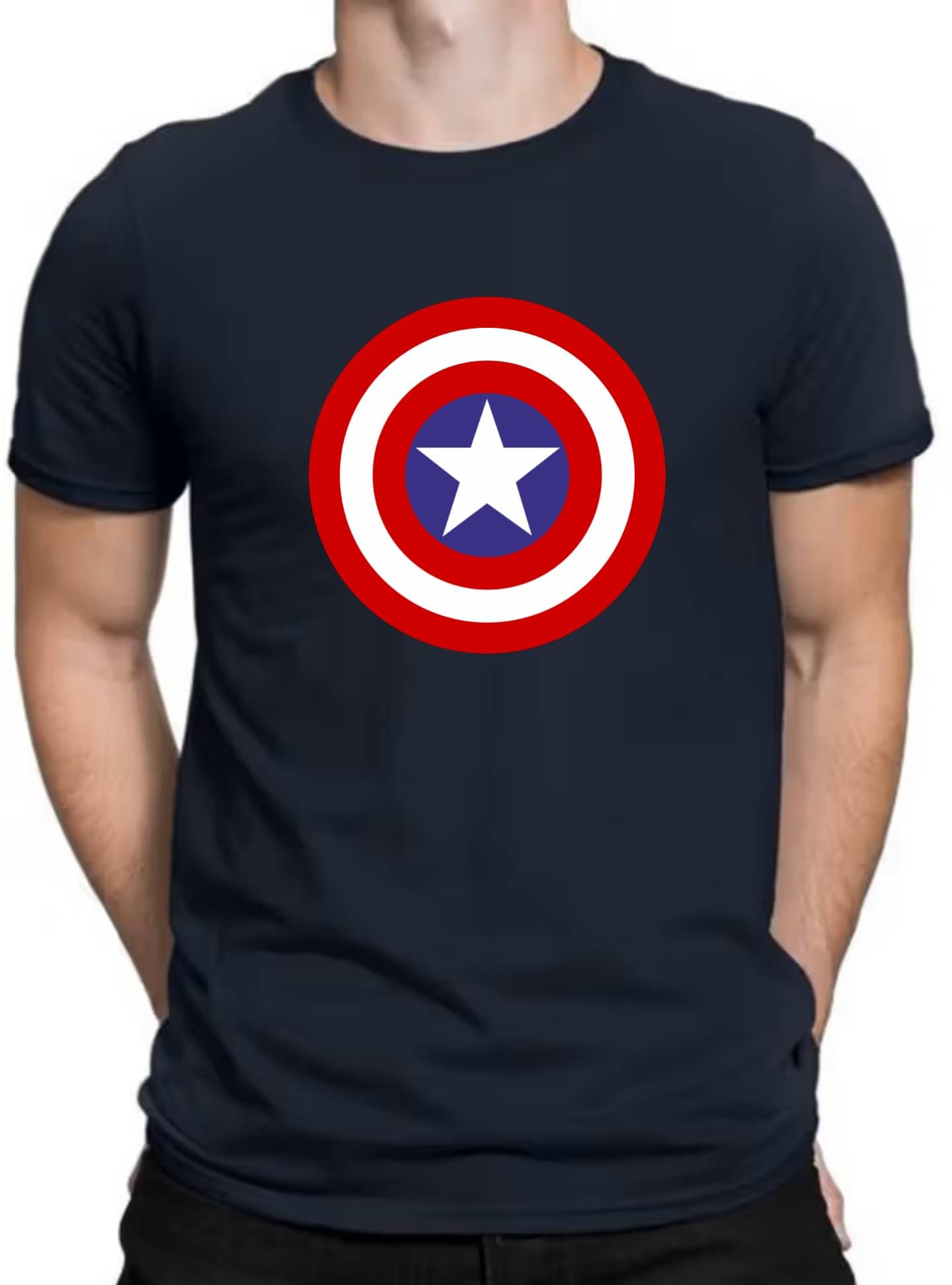 code yellow Men Polyester Regular Fit Printed T-Shirt ( Navy ) code yellow Men Polyester Regular Fit Printed T-Shirt ( Navy )