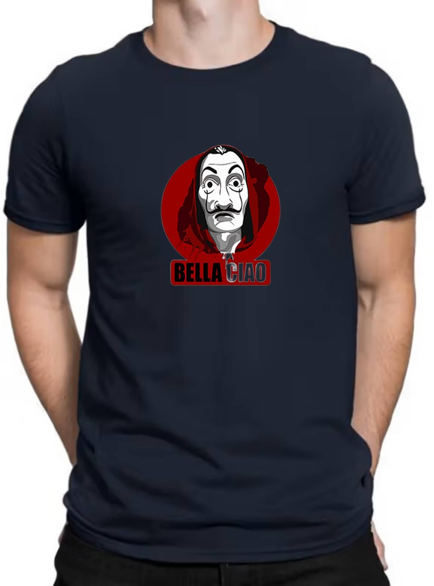code yellow Men Polyester Regular Fit Solid T-Shirt ( Navy ) code yellow Men Polyester Regular Fit Solid T-Shirt ( Navy )
