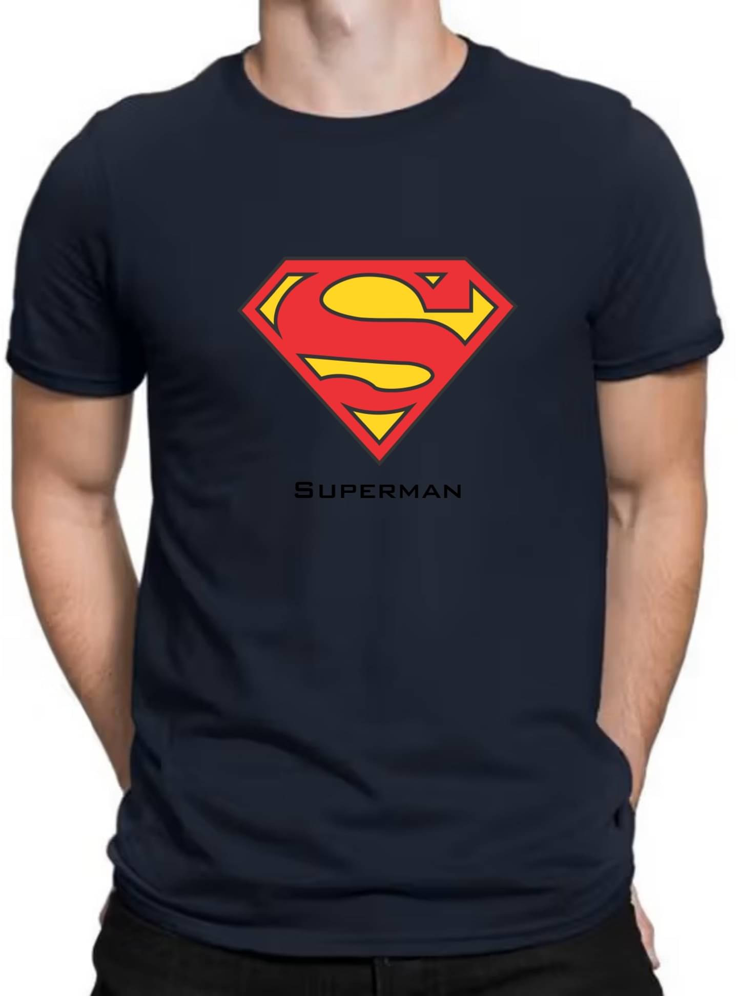    			code yellow Men Polyester Regular Fit Printed T-Shirt ( Navy )