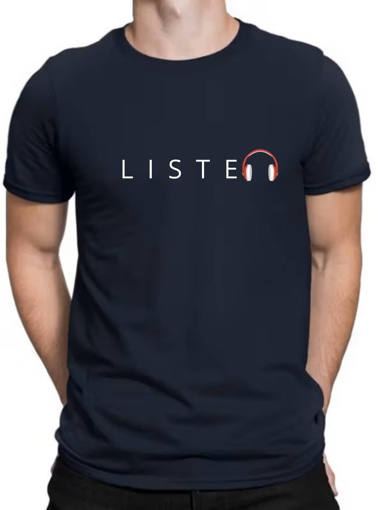 code yellow Men Polyester Regular Fit Printed T-Shirt ( Navy ) code yellow Men Polyester Regular Fit Printed T-Shirt ( Navy )