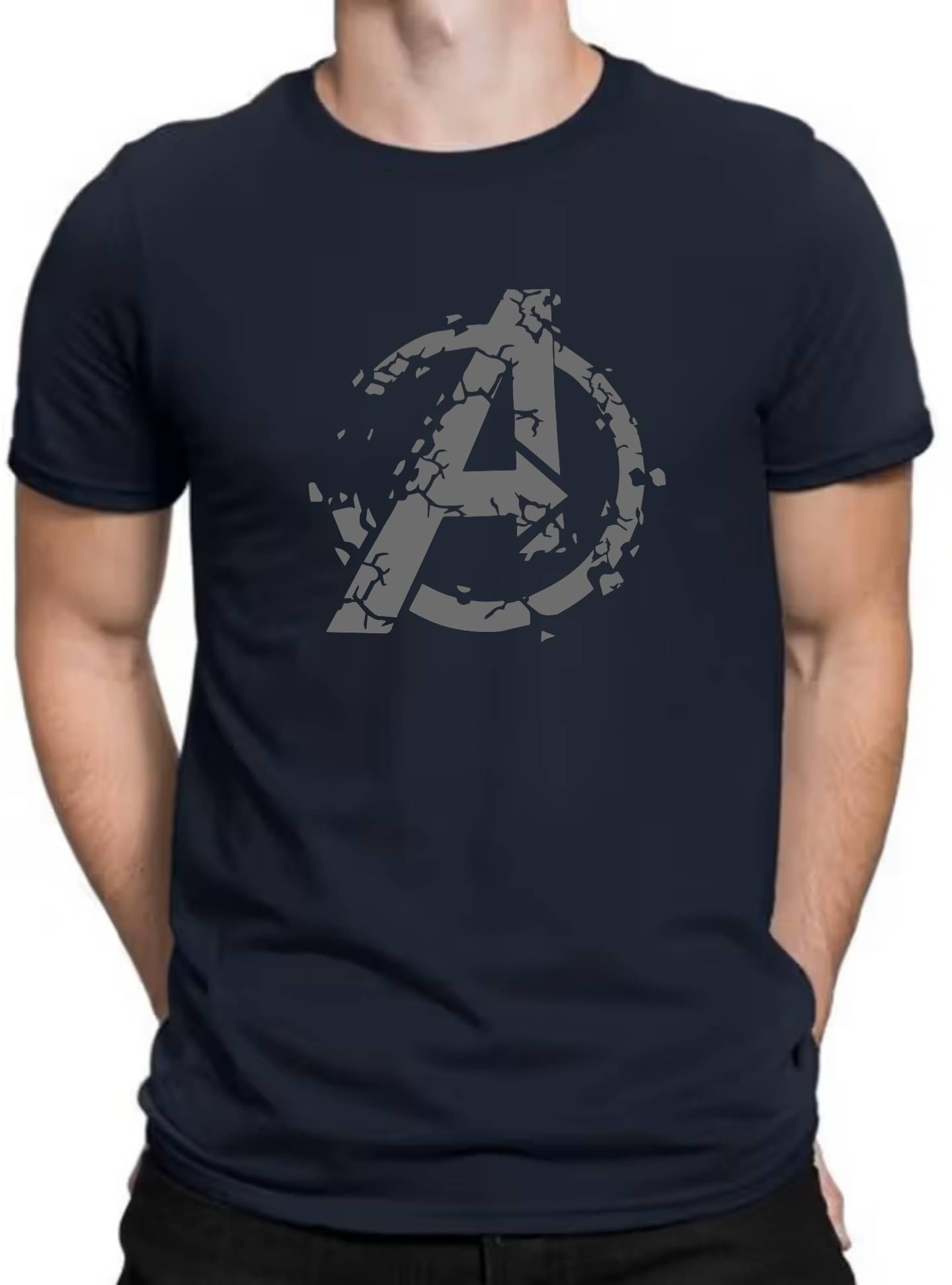 code yellow Men Polyester Regular Fit Printed T-Shirt ( Navy ) code yellow Men Polyester Regular Fit Printed T-Shirt ( Navy )