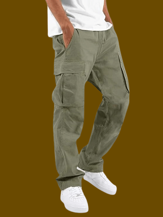     			ikigai Regular Flat Men's Cargos - Mint Green ( Pack of 1 )