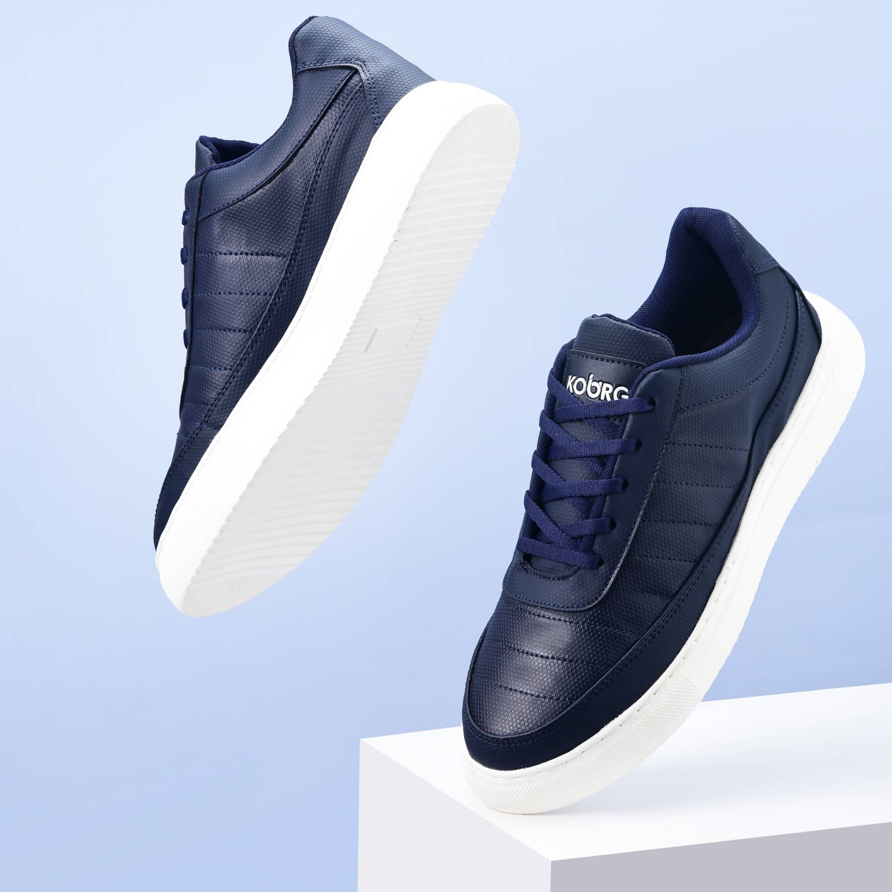 koburg Navy Blue Men's Sneakers - Casual Shoes | Buy online on ZillyBuy