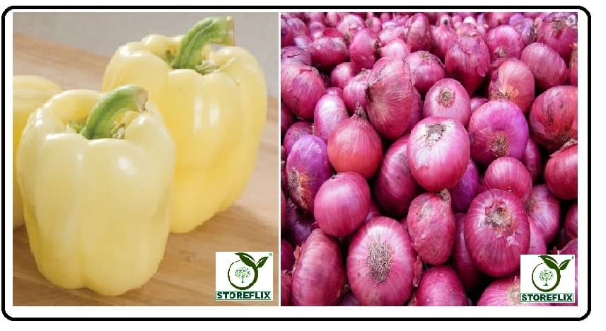 white capsicum 50 seeds and onnion red 200 seeds pack with user manual for home kitchen gradening use white capsicum 50 seeds and onnion red 200 seeds pack with user manual for home kitchen gradening use