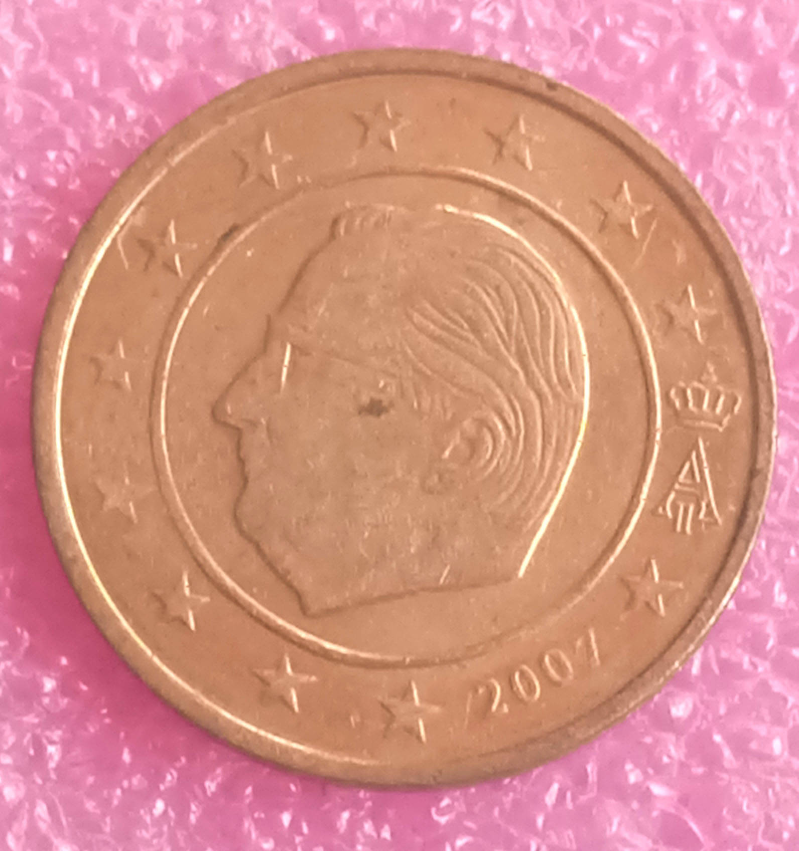     			( 10 COINS LOT ) BELGIUM - 2 CENT EURO - UNC / AUNC CONDITION