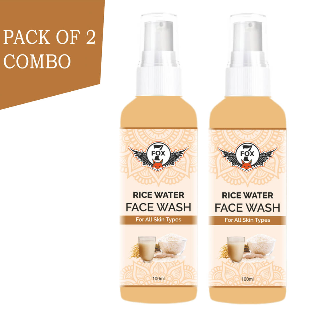     			7 FOX - Skin Inflammation Reducing Face Wash For All Skin Type ( Pack of 2 )