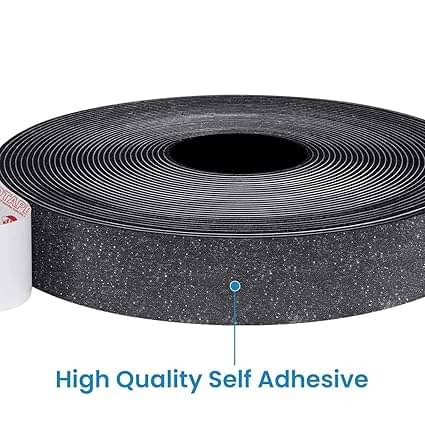     			ALP Nitrile Self Adhesive Insulation Foam Tape, ECOTAPE, Class O For Matel Heat, Air Conditioning, industrial Freezers, Refrigerators (2"(W) X 3 mm(T) X 9.1 Meter(L)) - Black, Pack of 1
