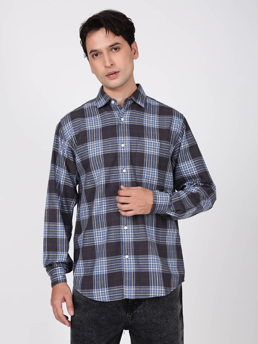 Bene Kleed 100% Cotton Regular Fit Checks Full Sleeves Men's Casual Shirt - Multicolor ( Pack of 1 ) Bene Kleed 100% Cotton Regular Fit Checks Full Sleeves Men's Casual Shirt - Multicolor ( Pack of 1 )