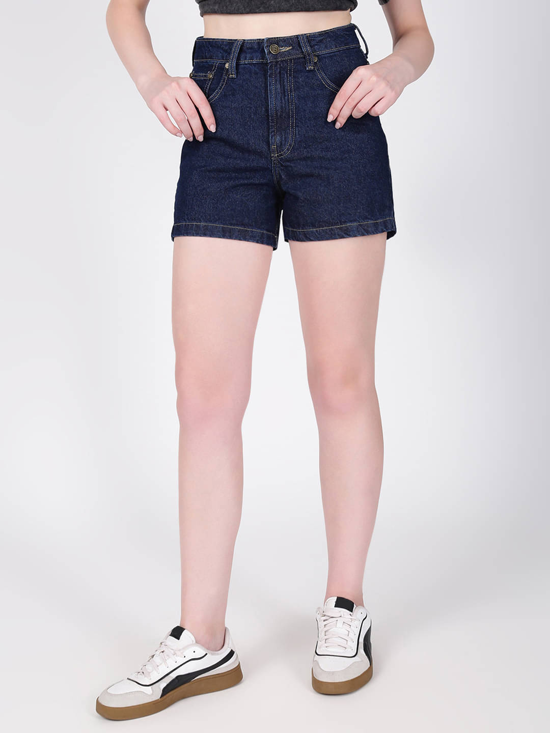     			Bene Kleed Cotton Bermuda - Blue Single