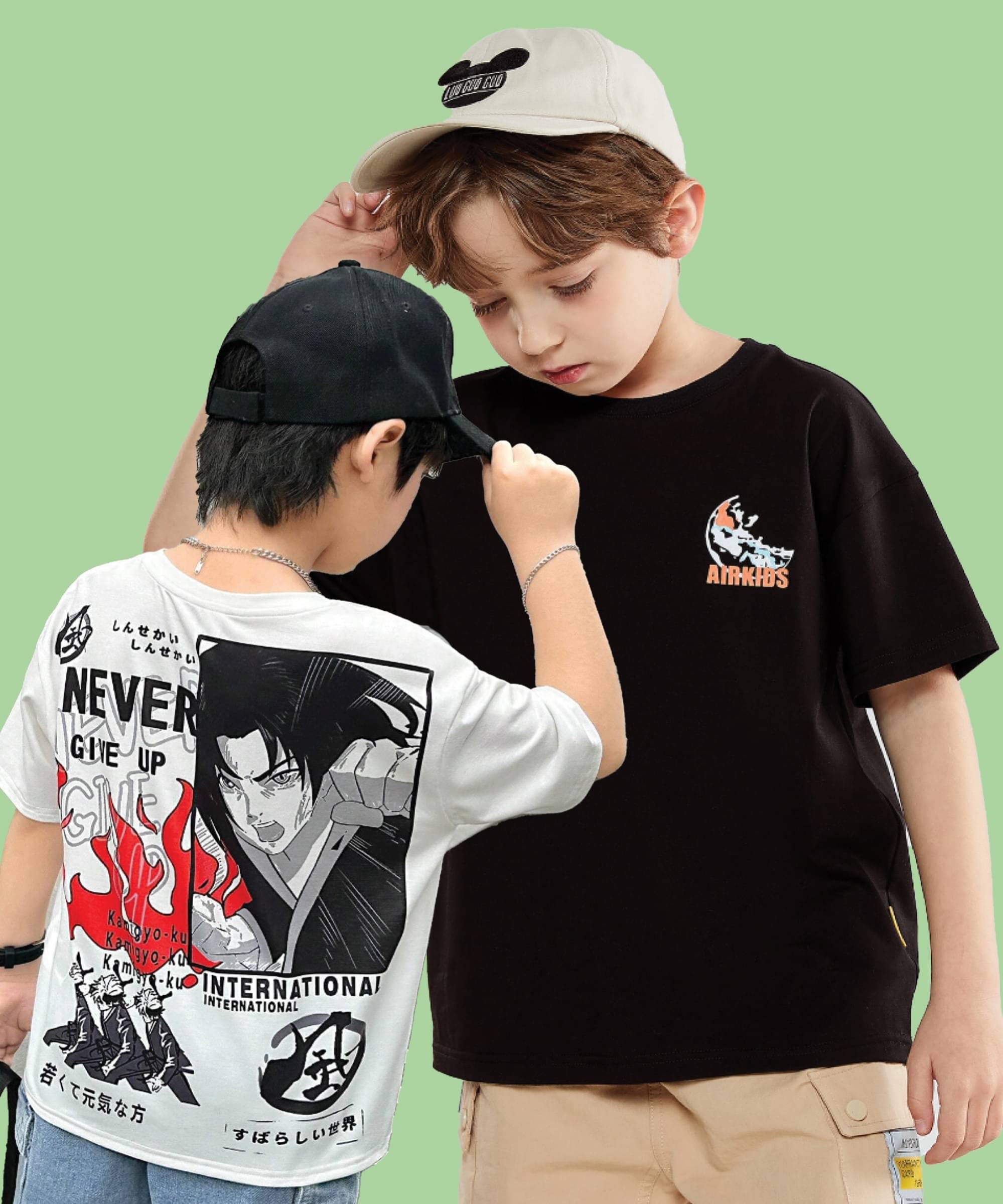     			Christy World Pack of 2 Boys & Girls Cotton T-Shirt ( Multicolor )