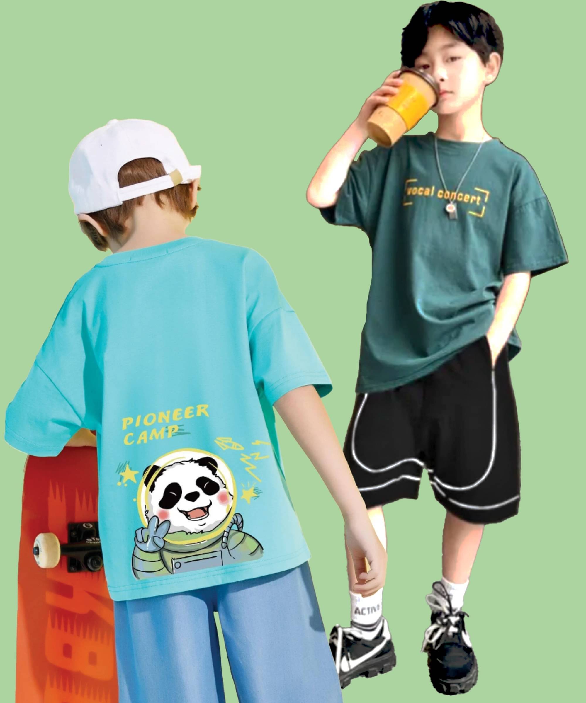     			Christy World Pack of 2 Boys & Girls Cotton T-Shirt ( Multicolor )