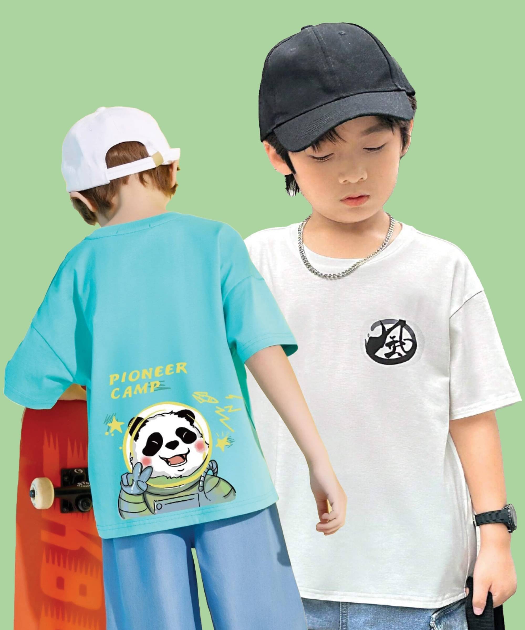     			Christy World Pack of 2 Boys & Girls Cotton T-Shirt ( Multicolor )