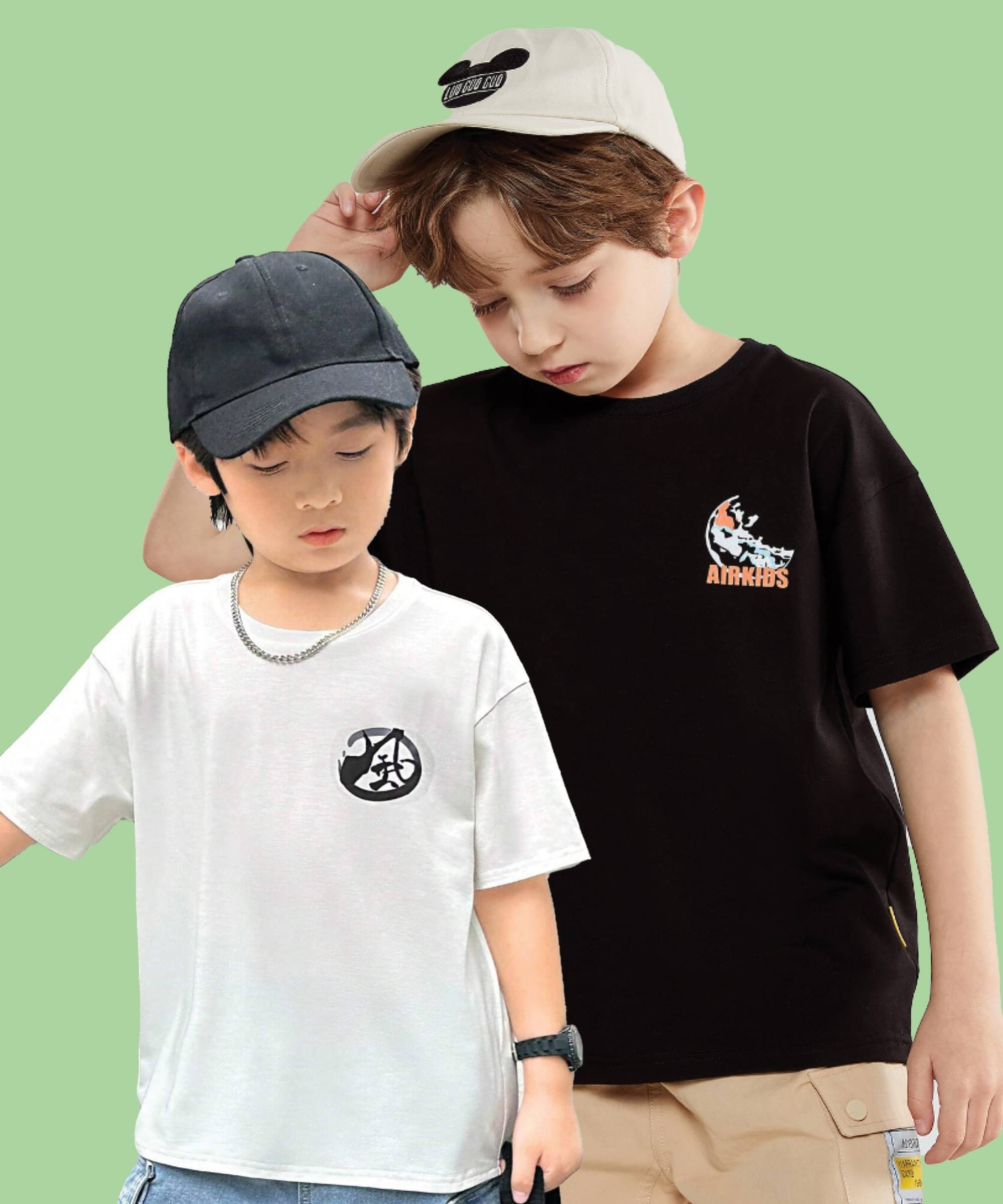     			Christy World Pack of 2 Boys & Girls Cotton T-Shirt ( Multicolor )