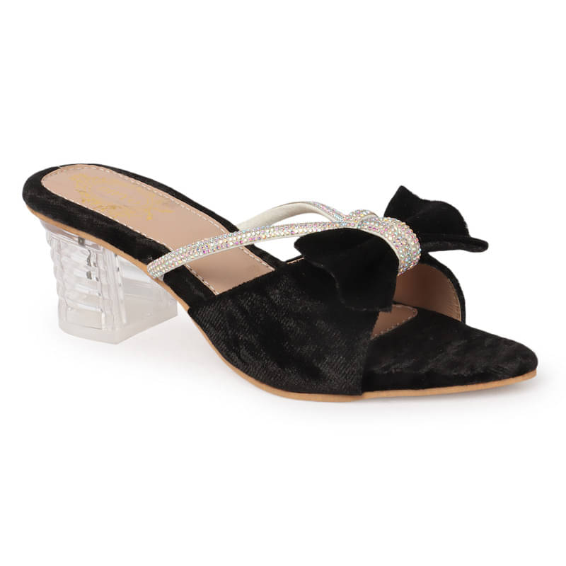 DIPYO Black Women's Sandal Heels     			DIPYO Black Women's Sandal Heels