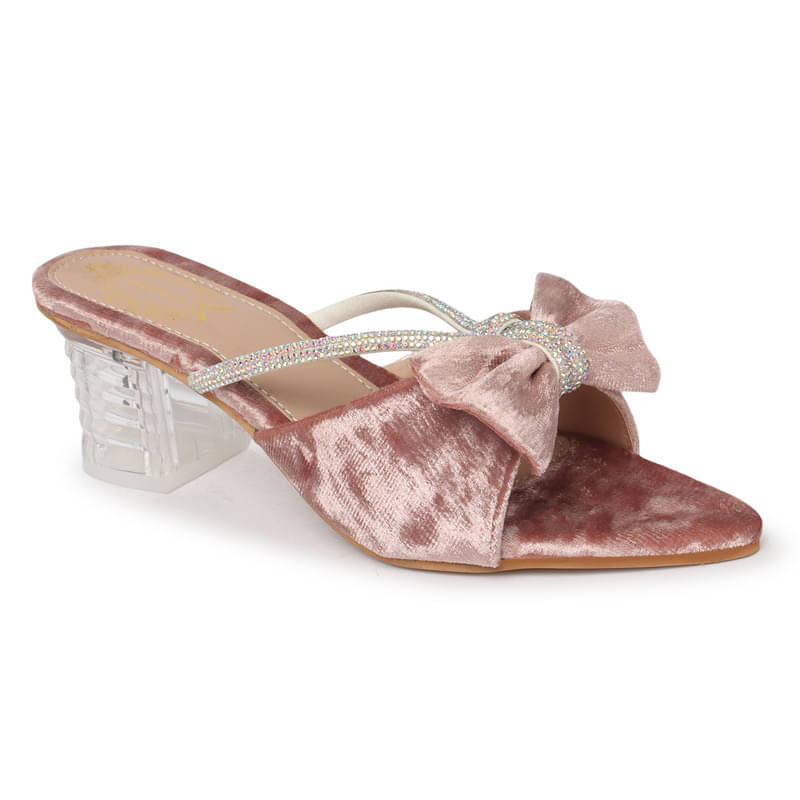     			DIPYO Peach Women's Sandal Heels
