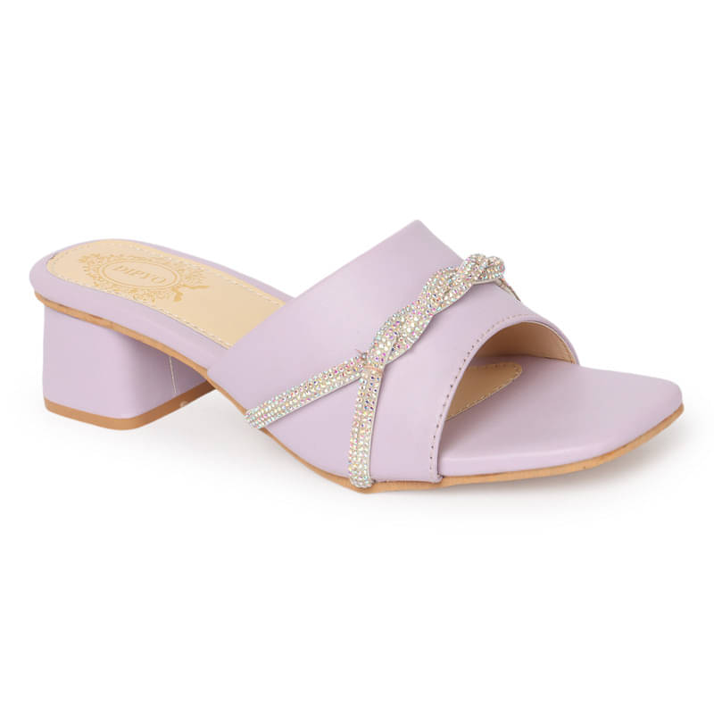DIPYO Purple Women's Sandal Heels DIPYO Purple Women's Sandal Heels
