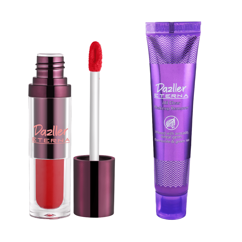 Dazller Eterna Cherry Matte Waterproof Liquid Lipstick ( Pack of 2 ) Dazller Eterna Cherry Matte Waterproof Liquid Lipstick ( Pack of 2 )