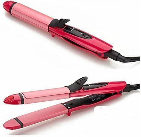     			FIVANIO 2 In 1.Straightener Multicolor Hair Straightener