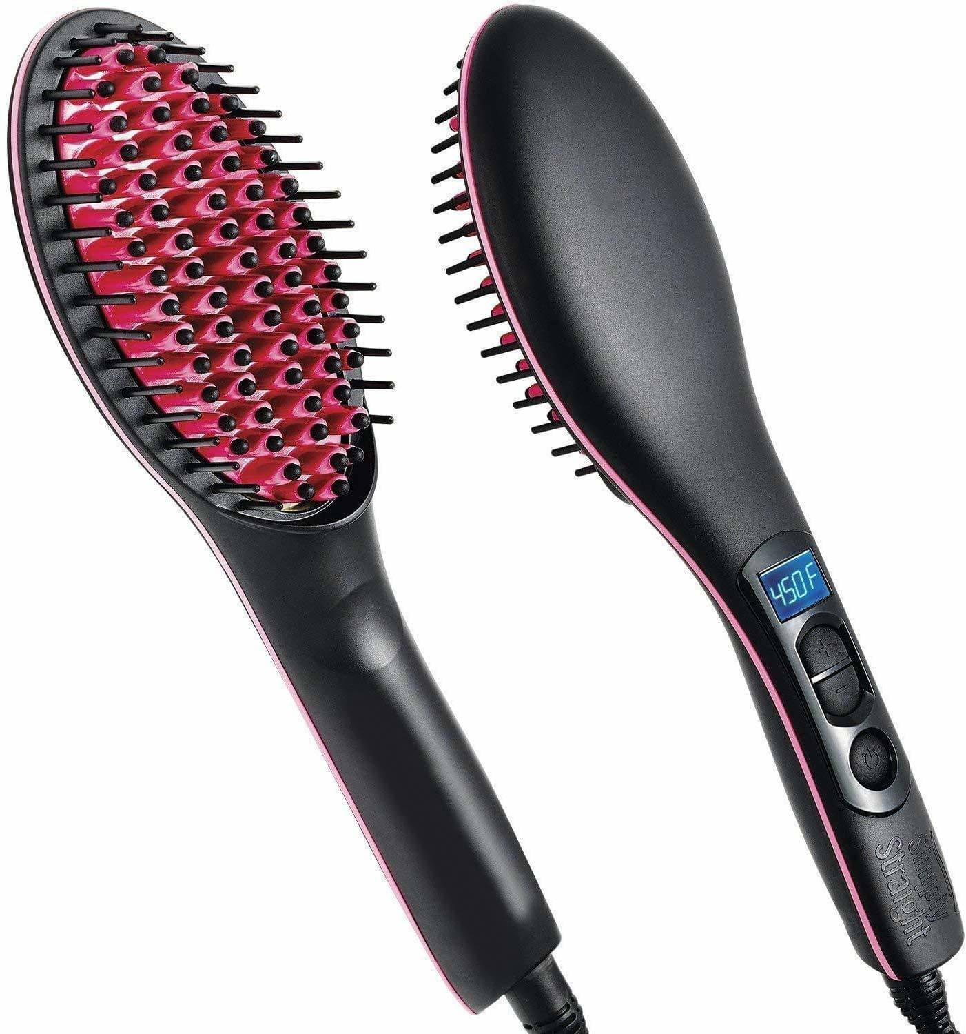     			FIVANIO Comb Brush Ceramic Multicolor Hair Straightener